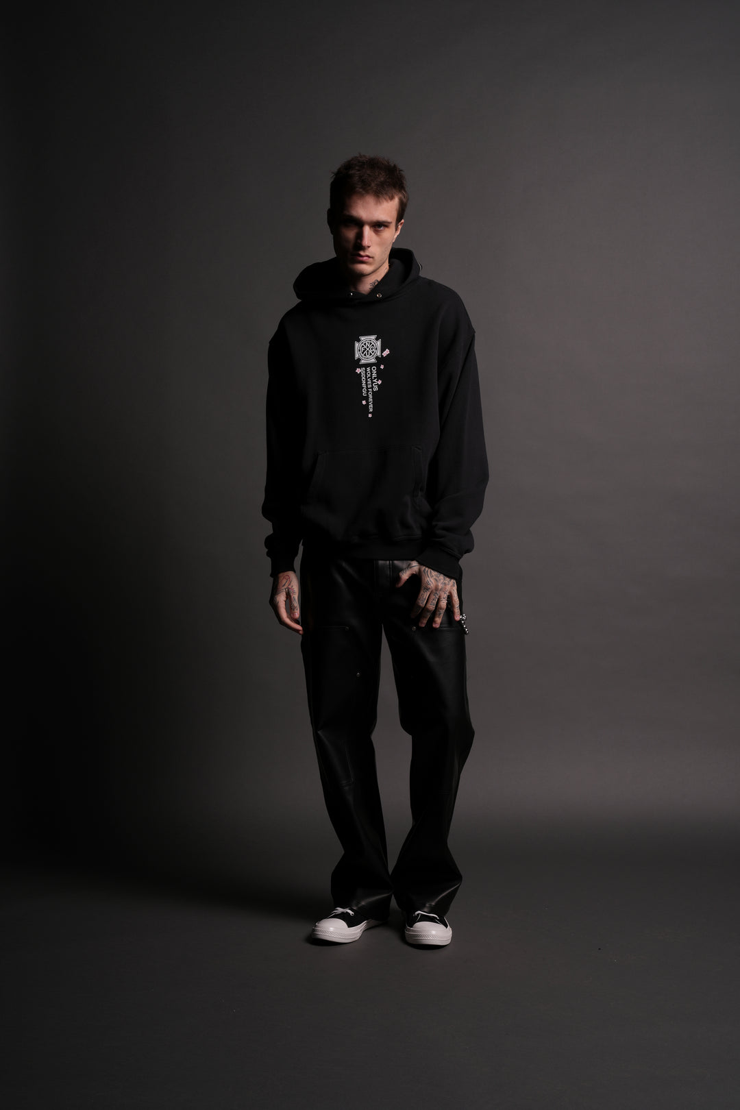 Our Fire V2 "Pierce" Hoodie in Black