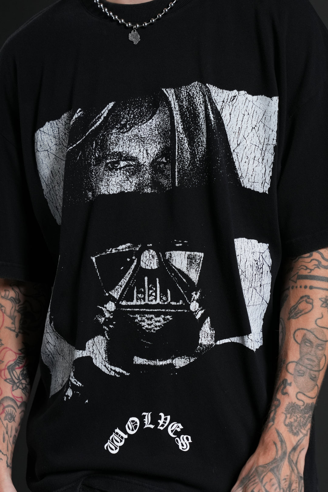 Inner Darkness Premium Oversized Tee in Black
