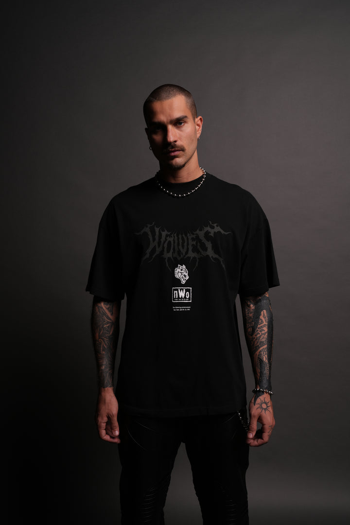 For Life "Premium" Oversized Tee in Black/Red