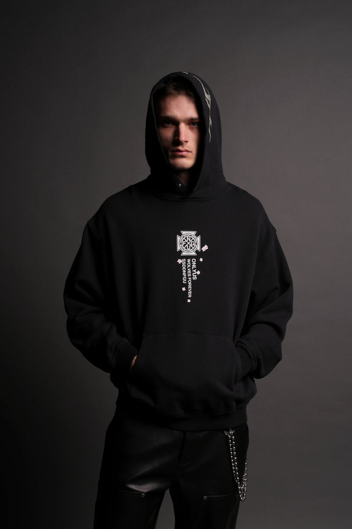 Our Fire V2 "Pierce" Hoodie in Black