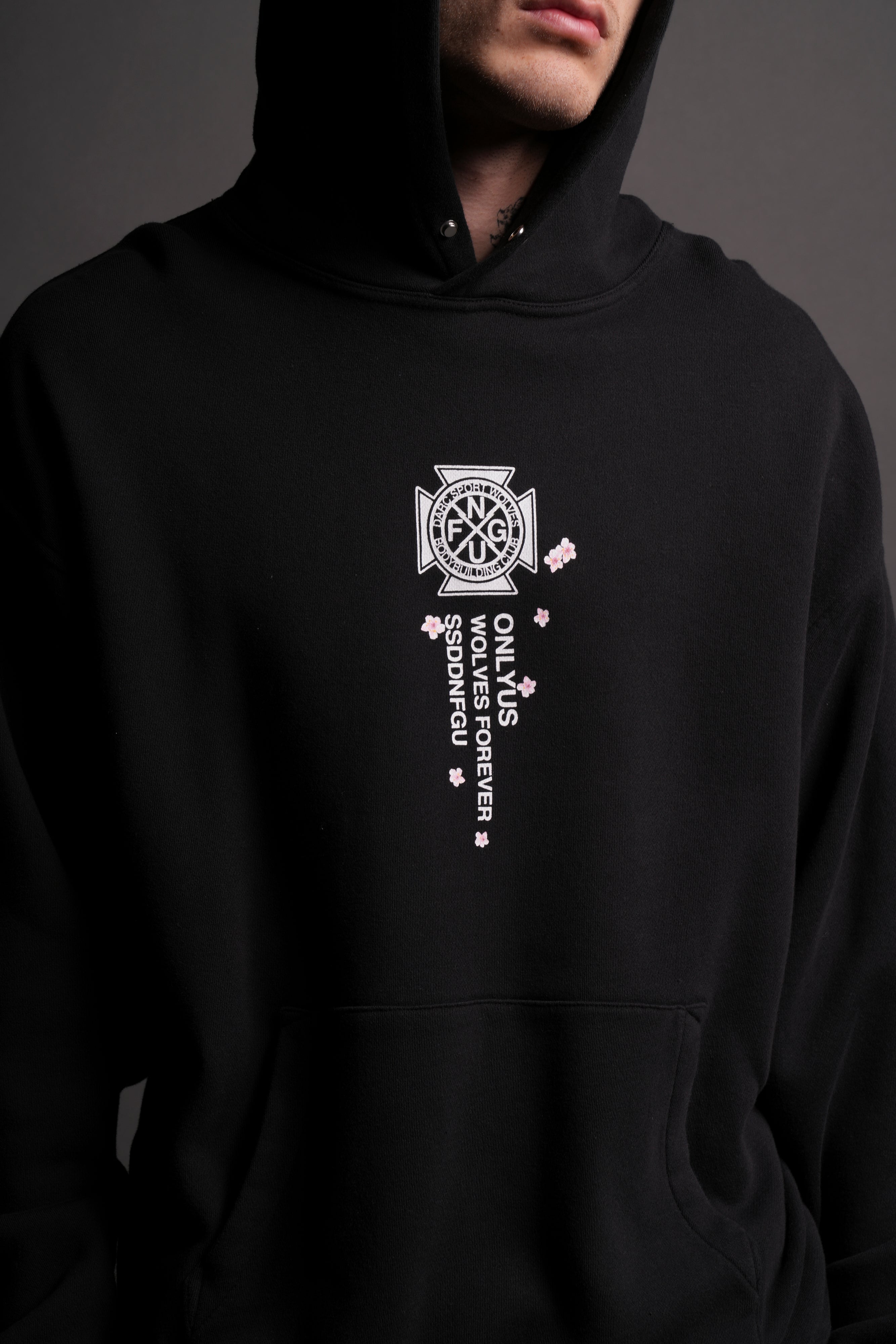 Our Fire V2 "Pierce" Hoodie in Black