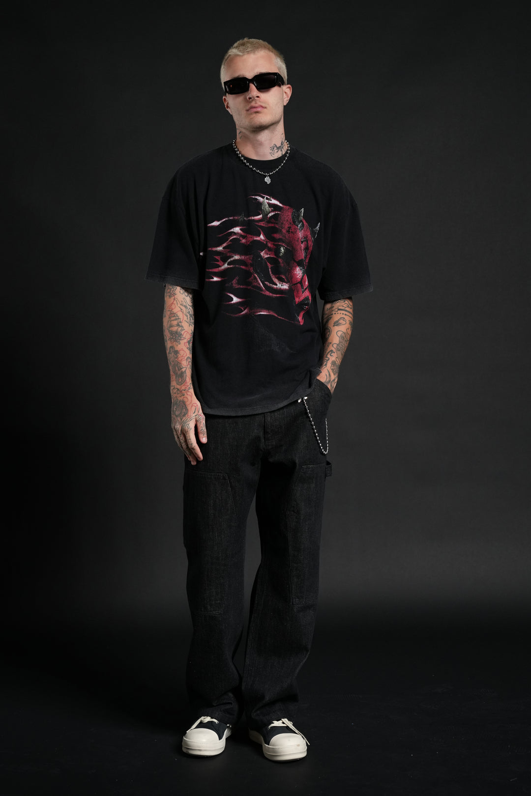 Sith Inferno Premium Oversized Tee in Black