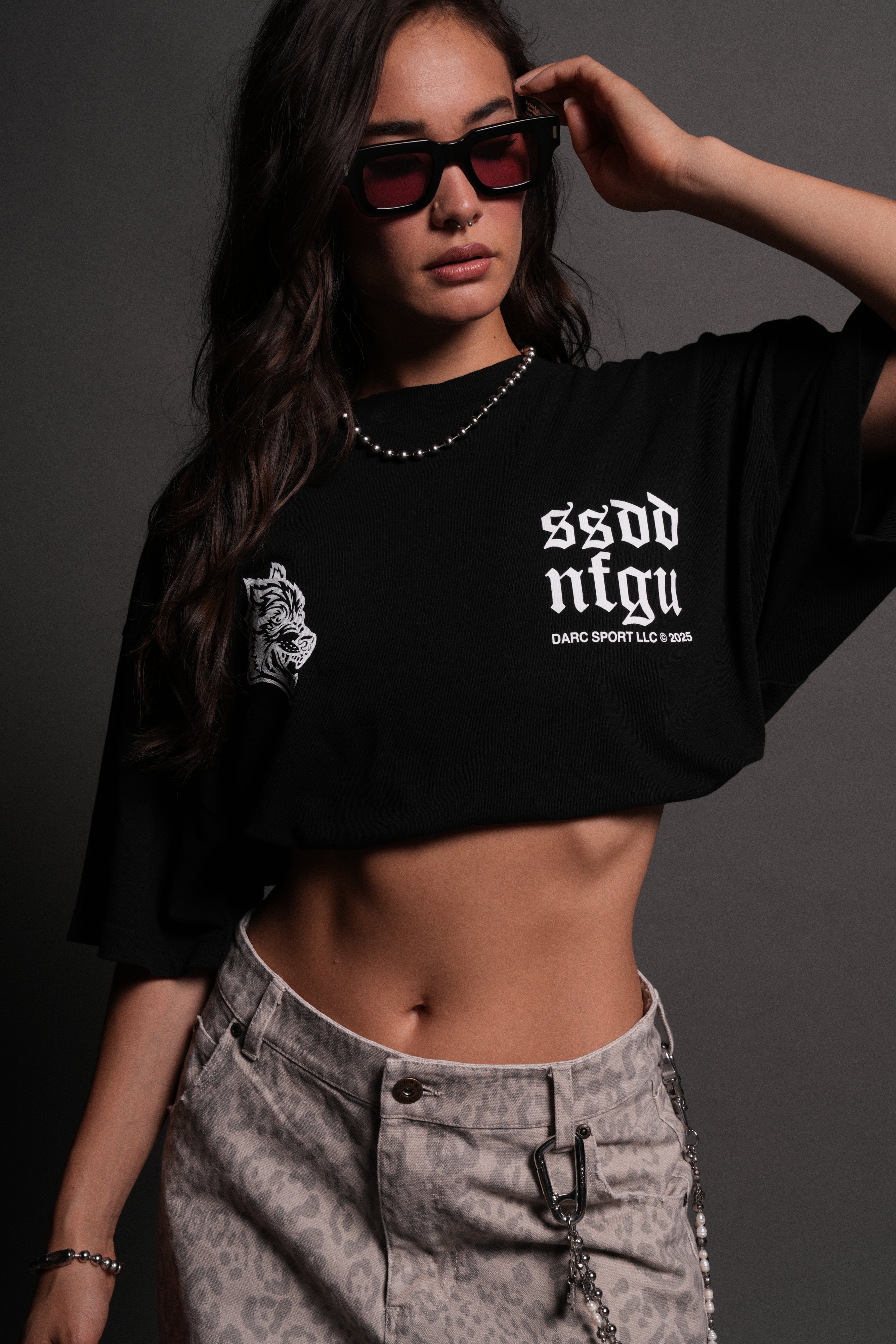 Born Stoic "Premium" Oversized Tee in Black