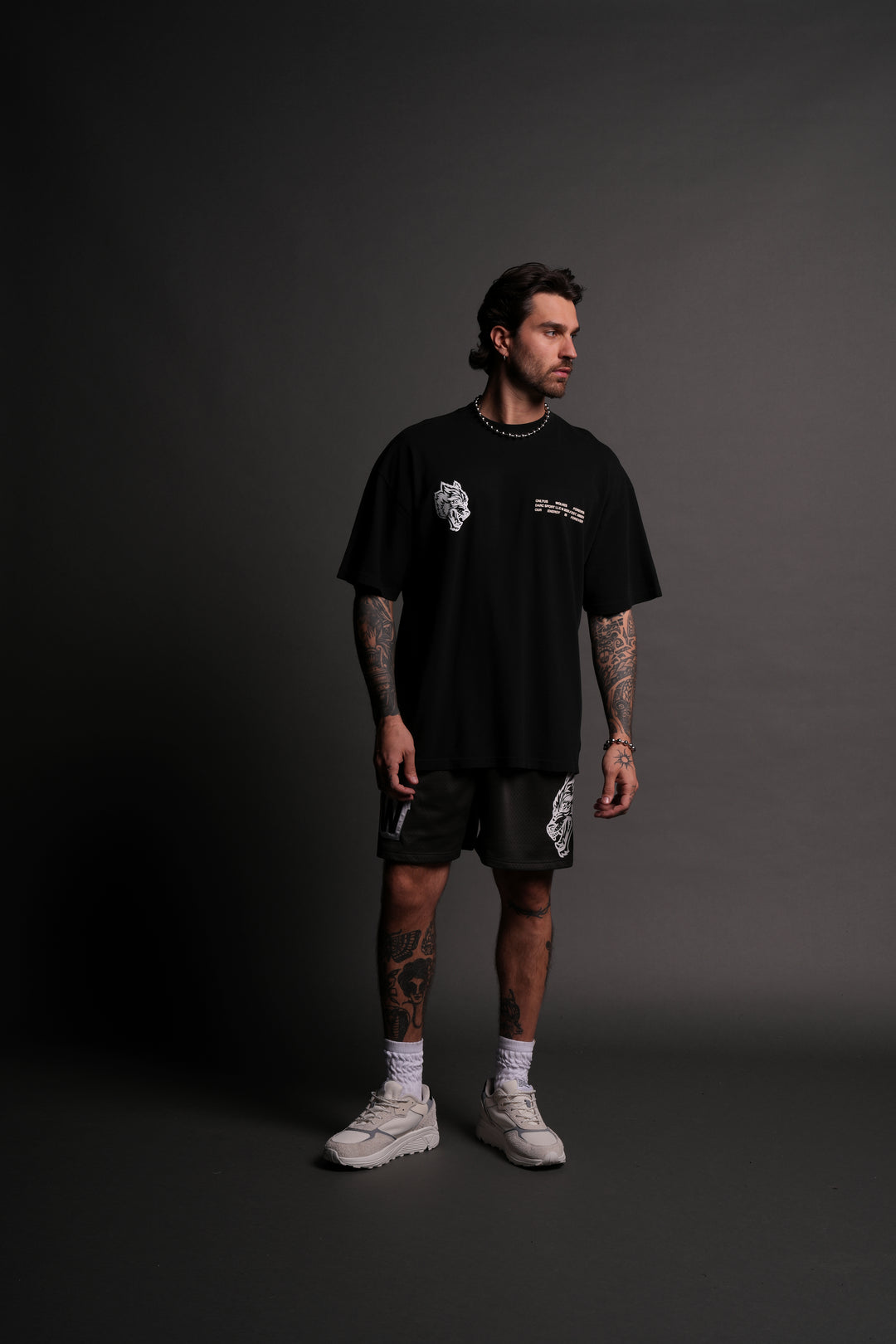 Live Today "Premium" Oversized Tee in Black