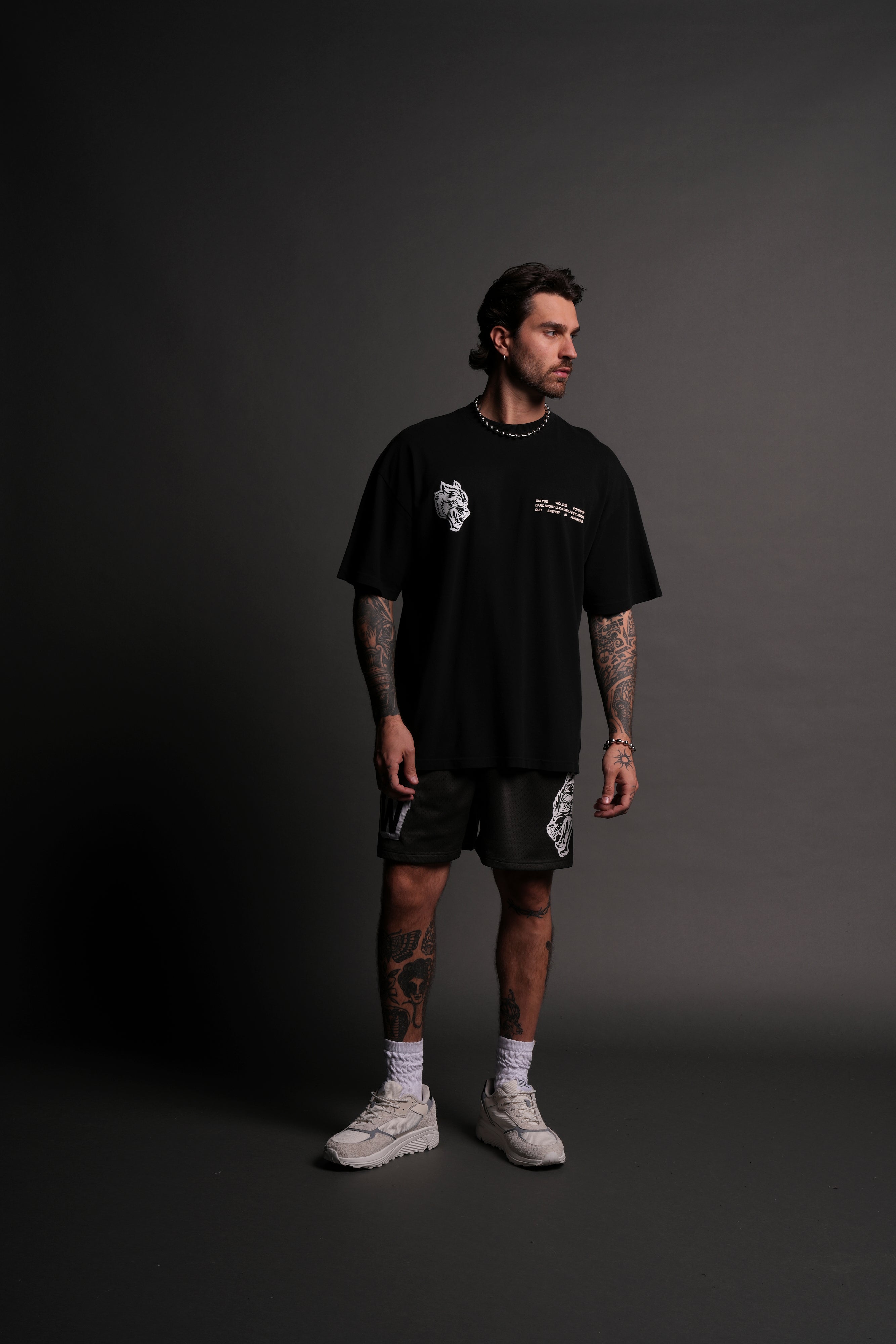 Live Today "Premium" Oversized Tee in Black