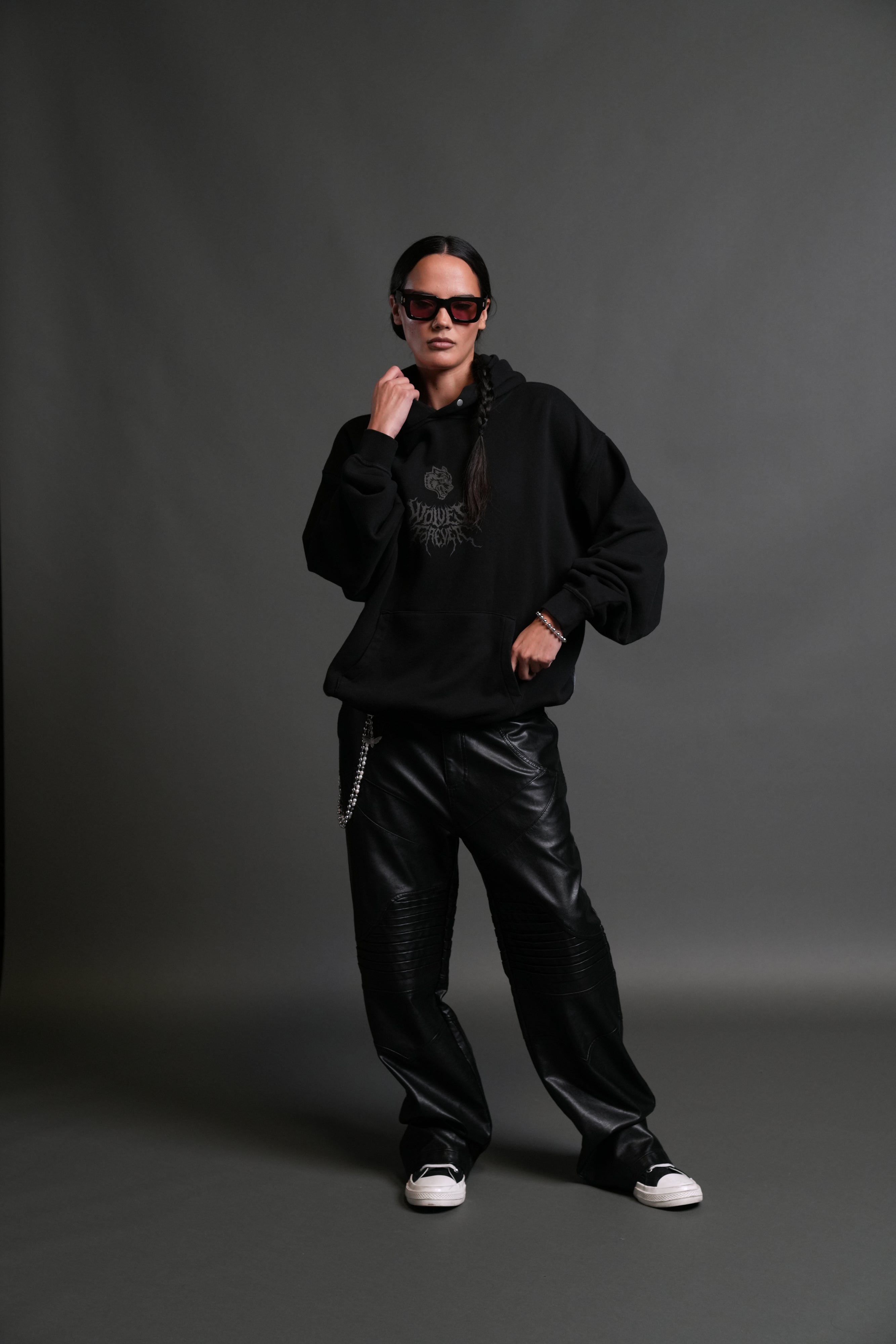 Dark Fate "Pierce" Hoodie in Black