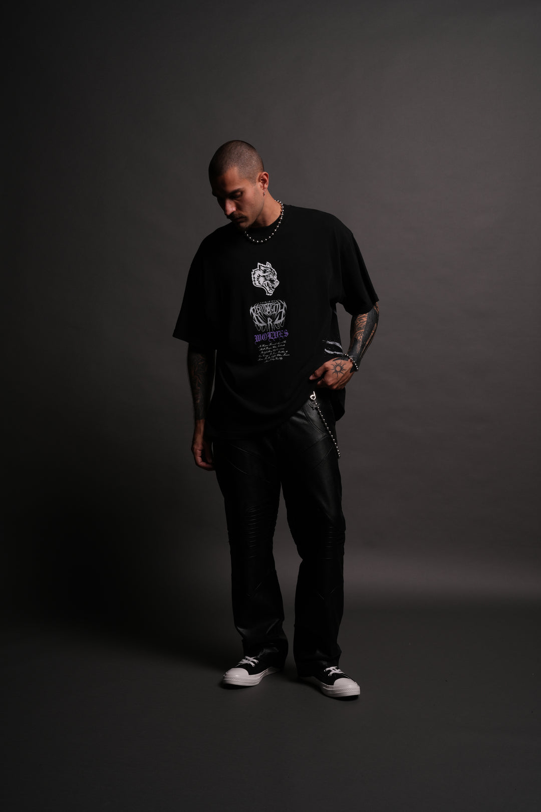 Brutality "Premium" Oversized Tee in Black