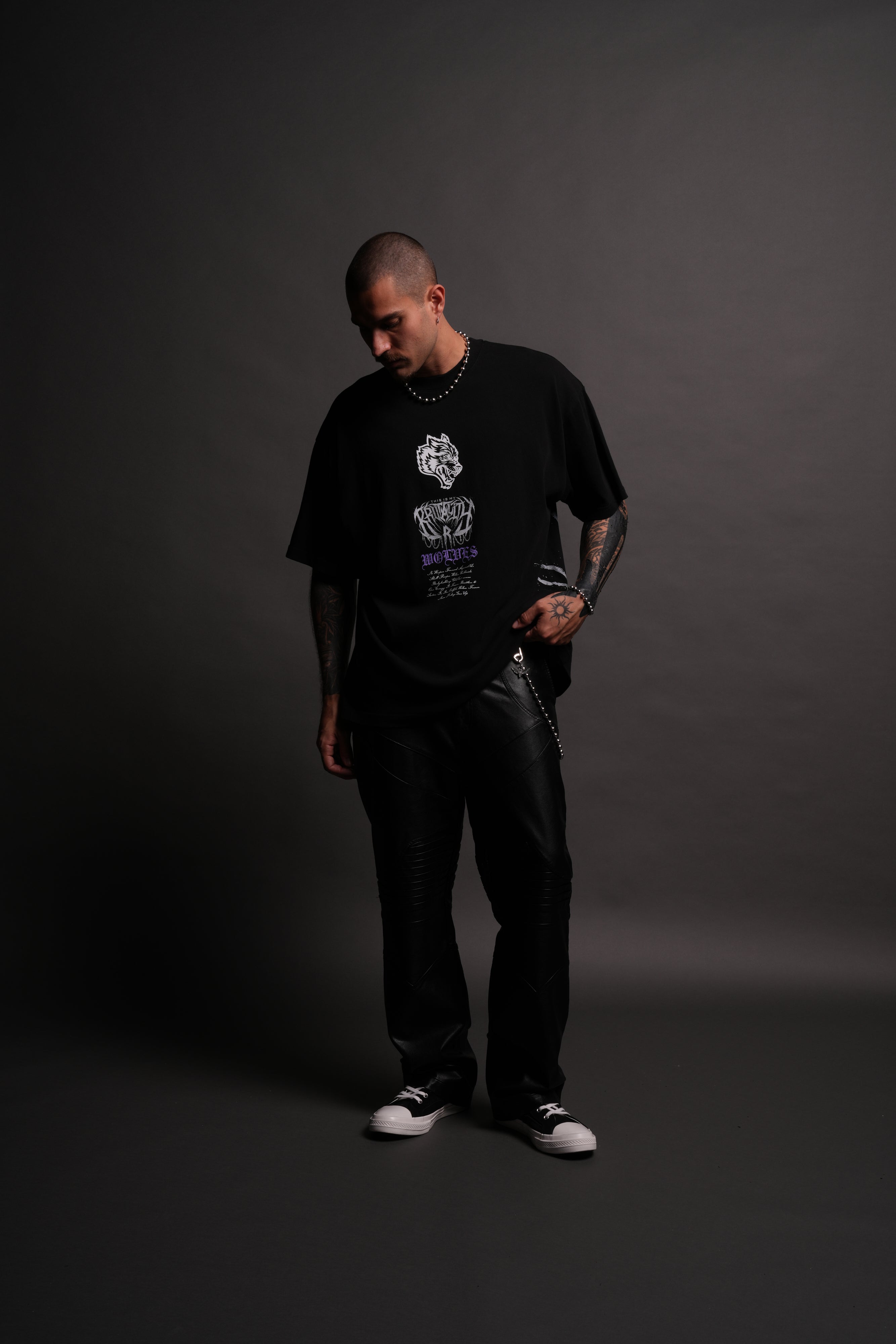 Brutality "Premium" Oversized Tee in Black