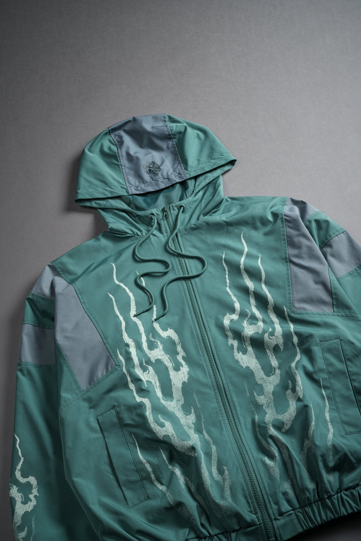 Darc Infernal Brolic Unisex Track Jacket in Norse Green