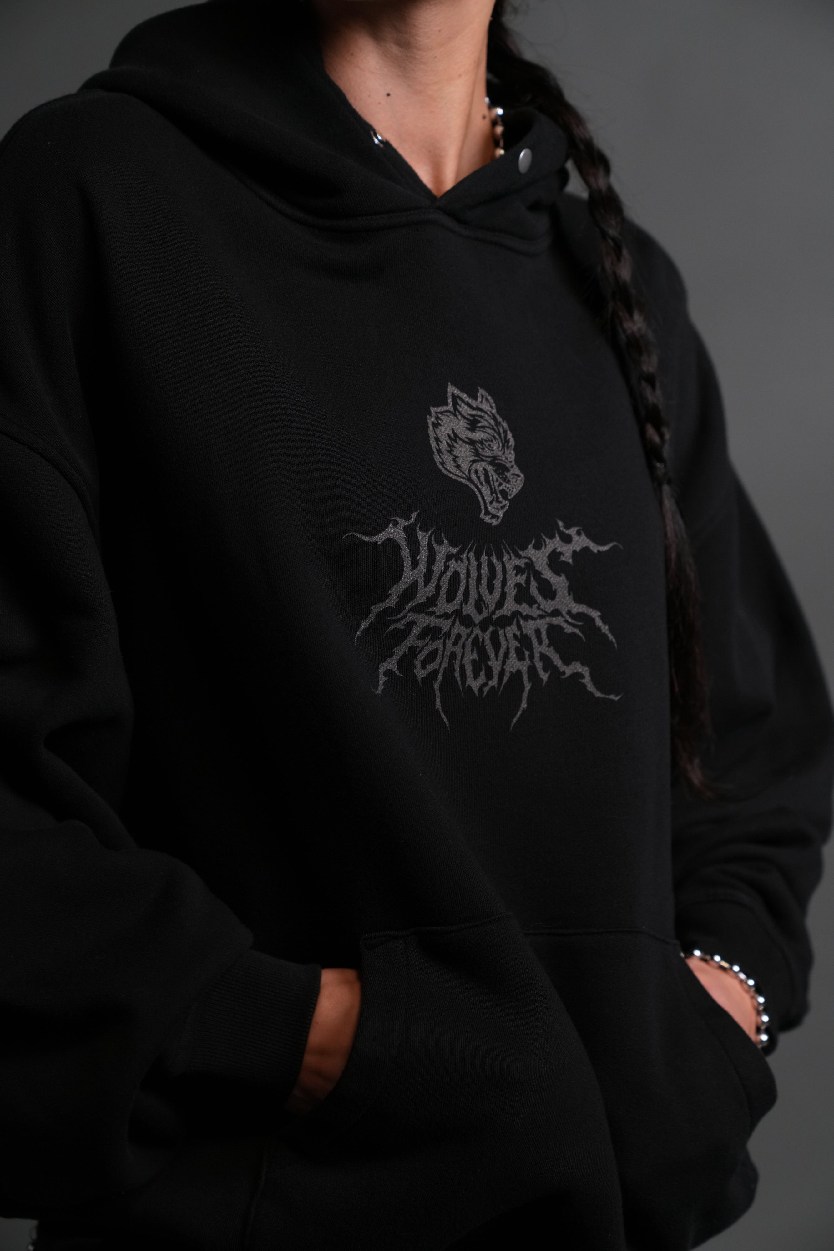 Dark Fate "Pierce" Hoodie in Black