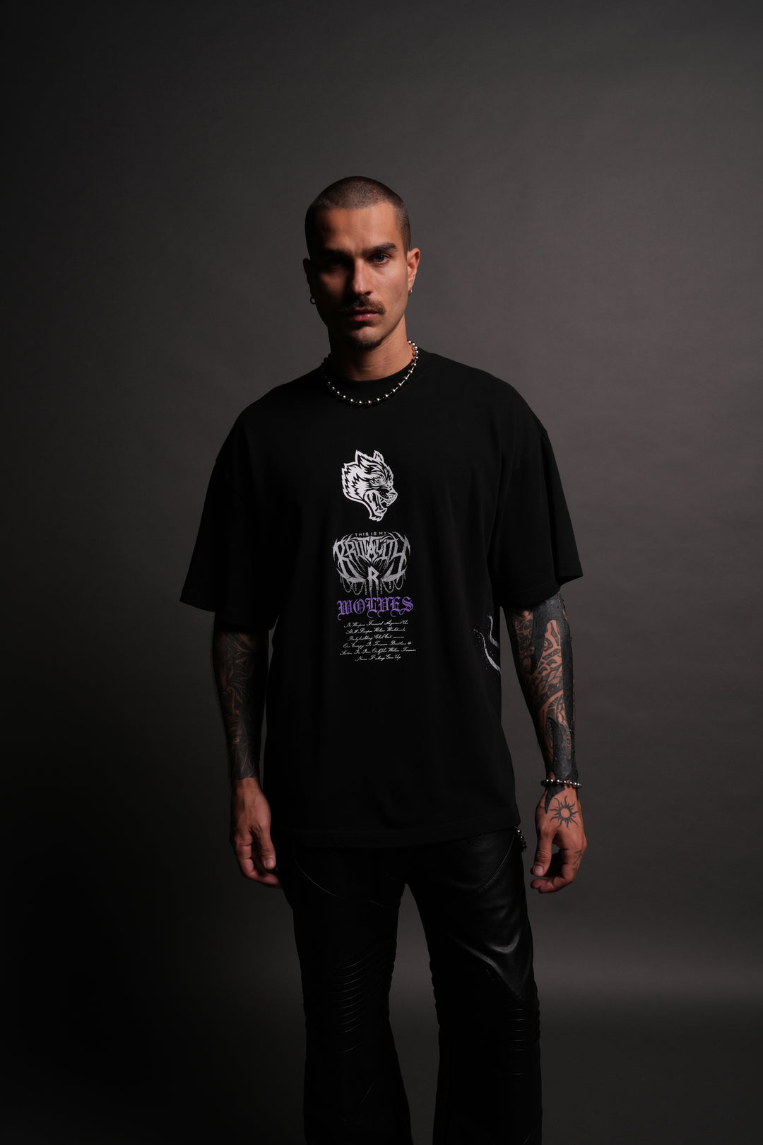 Brutality "Premium" Oversized Tee in Black