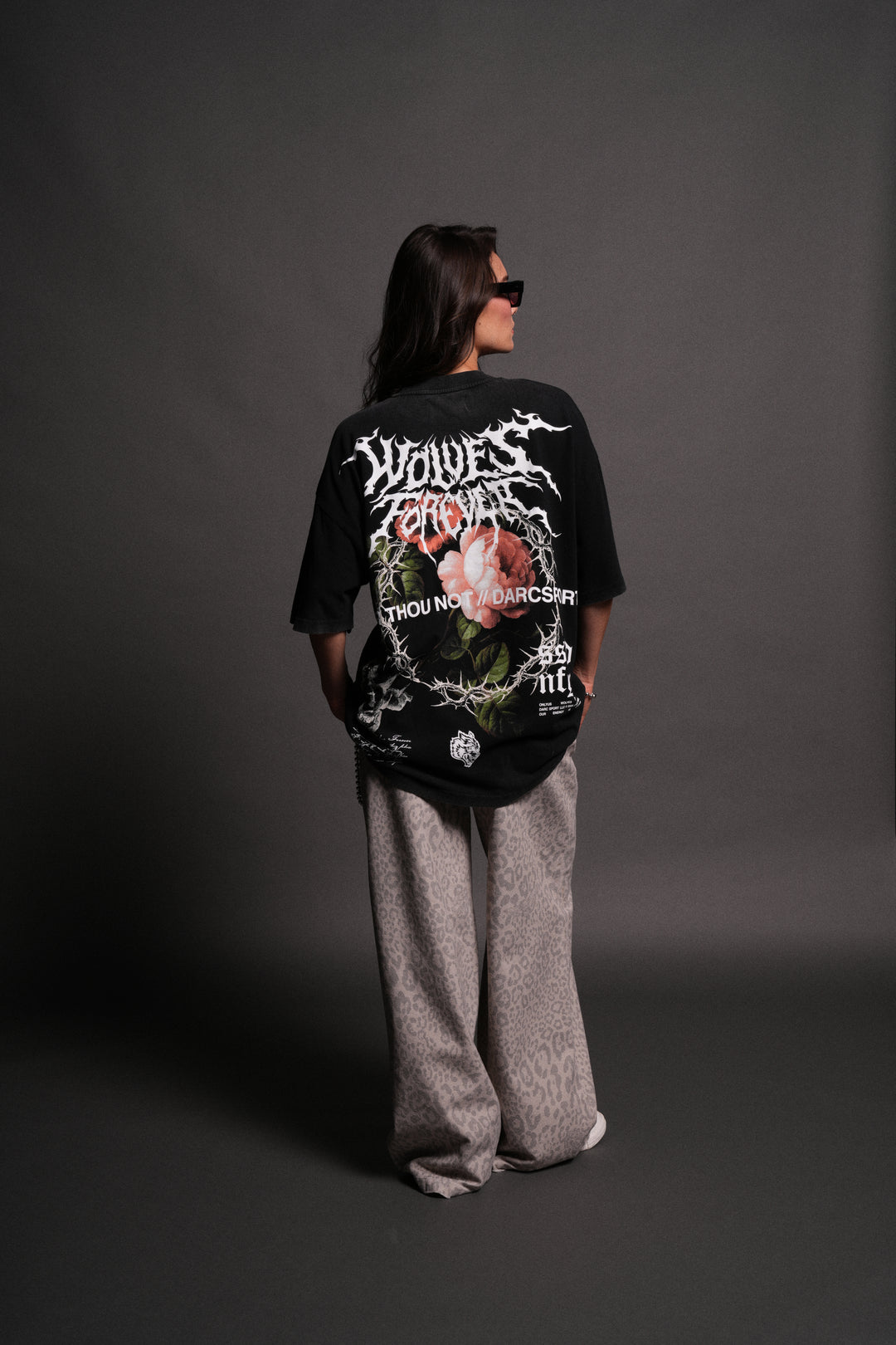 Our Virtue Oversized "Premium" Unisex Tee in Black