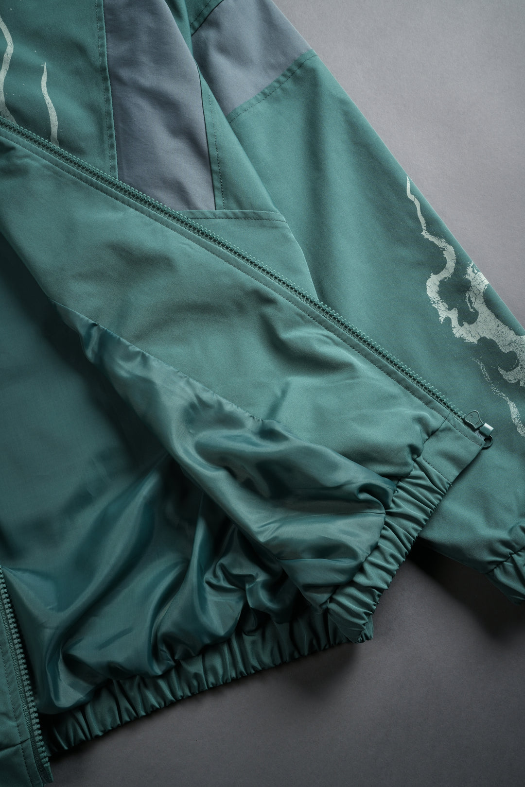 Darc Infernal Brolic Unisex Track Jacket in Norse Green
