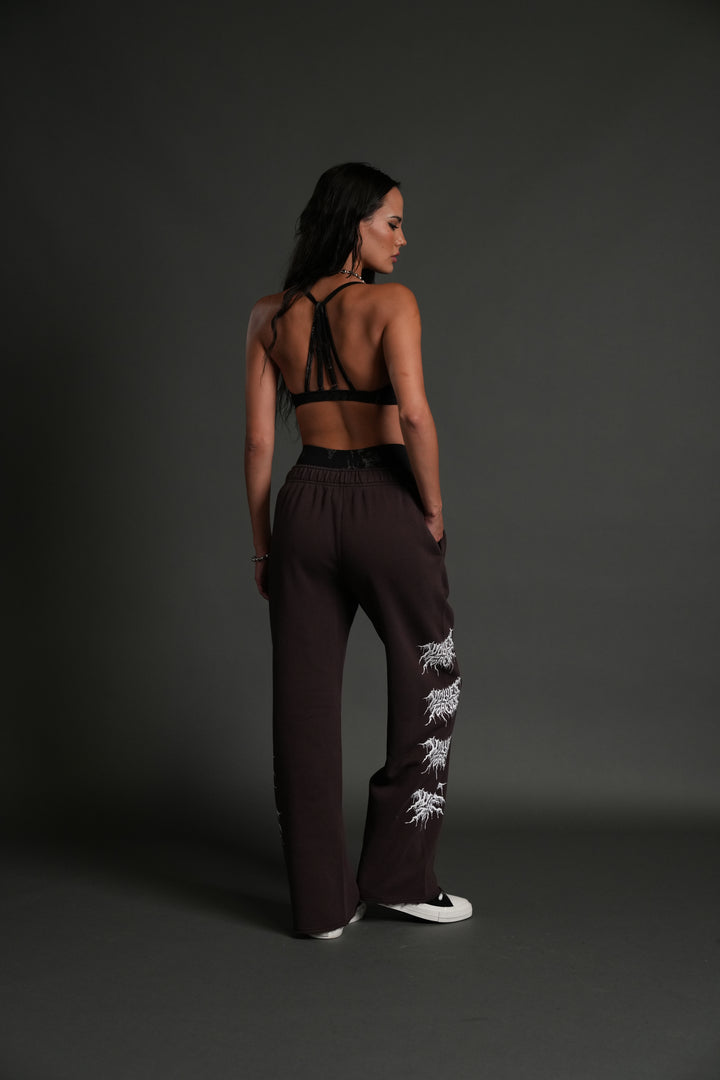 Drip Hesh Couture Sweats in Darc Garnet
