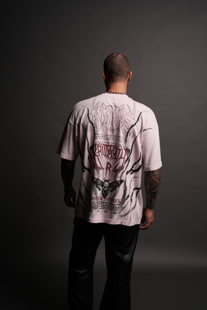 Brutality "Premium" Oversized Tee in Blush Pink