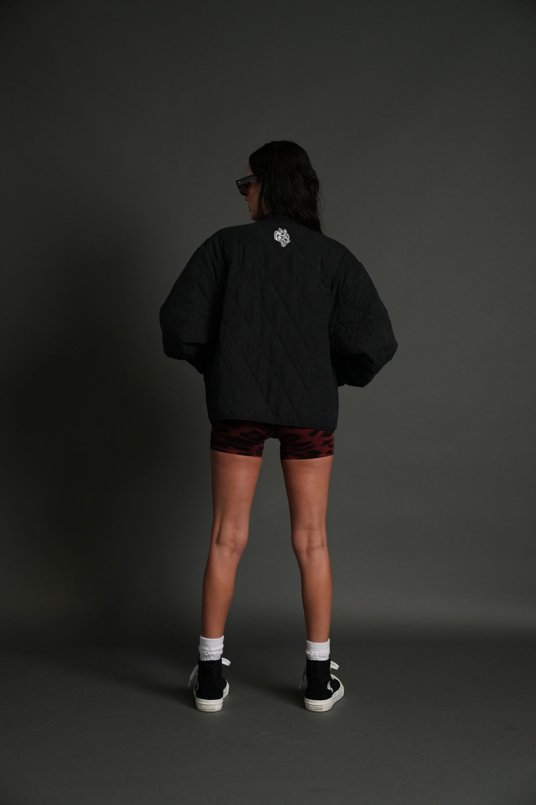 Iron Code Wide Darco Quilted Jacket in Black