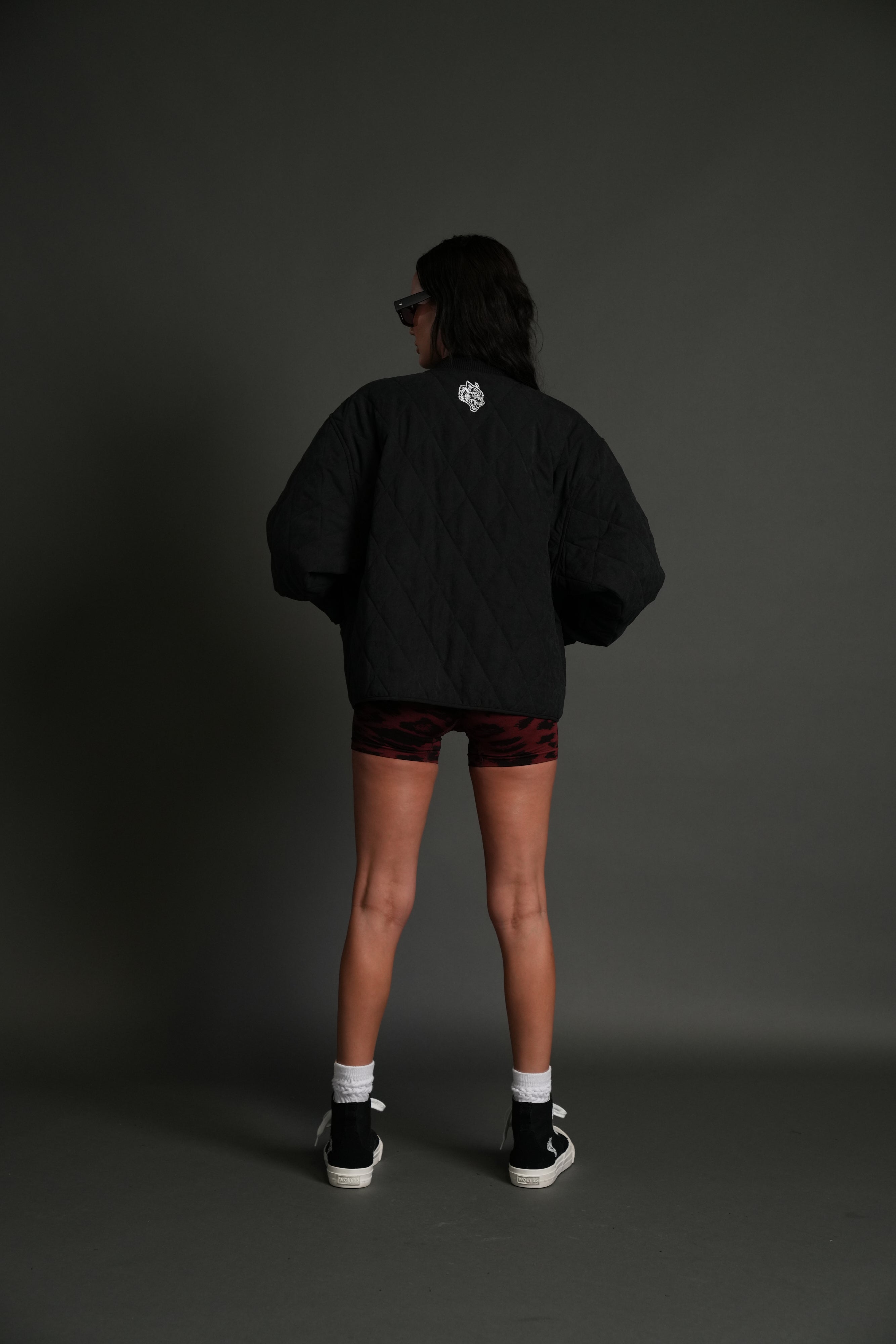 Iron Code Wide Darco Quilted Jacket in Black