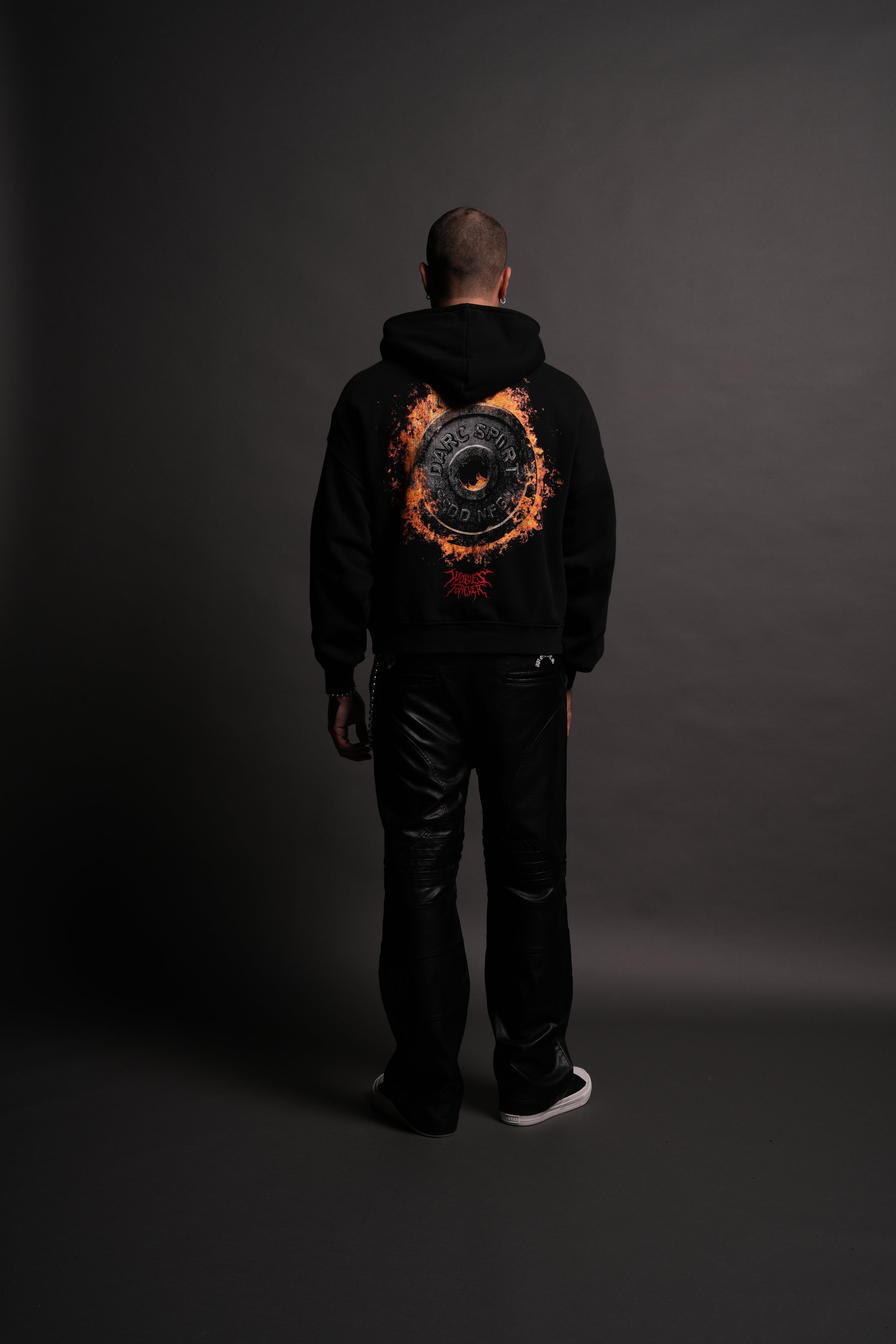 SSDD V2 Darco Double Zip Hoodie in Black