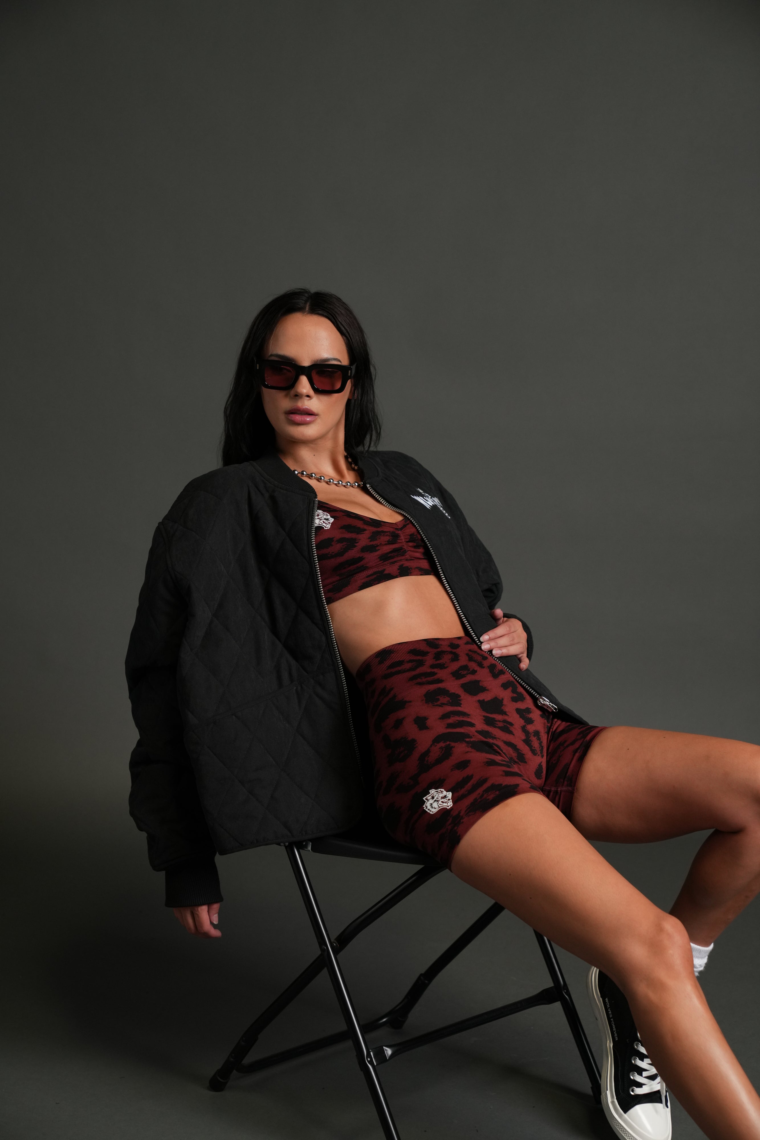 Iron Code Wide Darco Quilted Jacket in Black