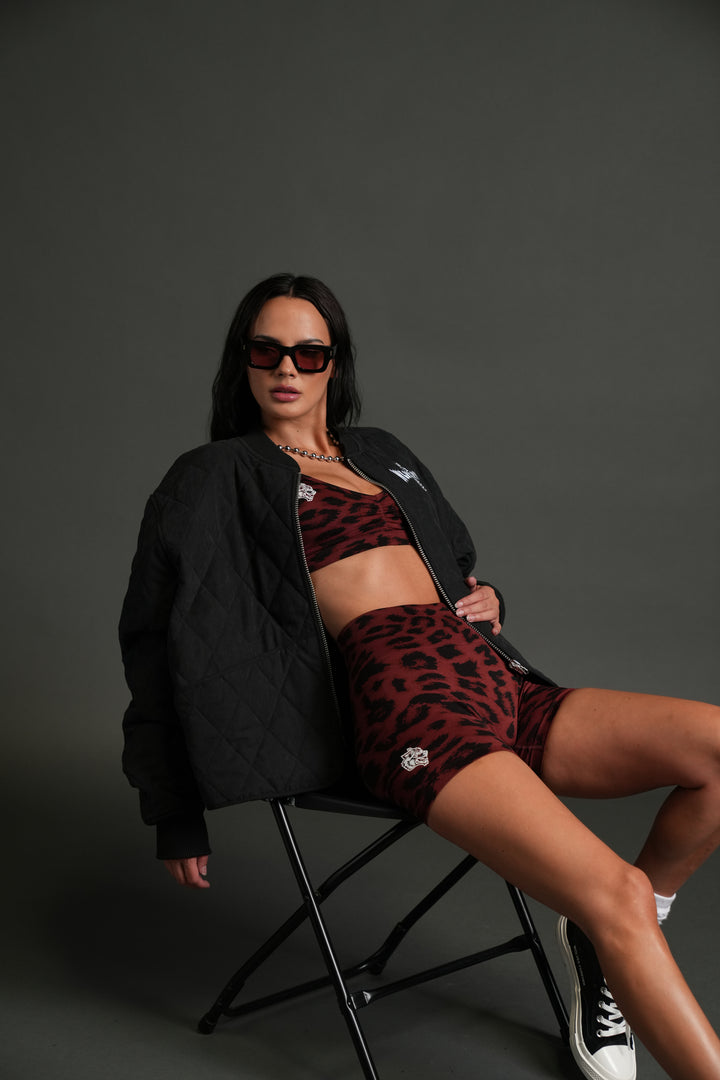 Iron Code Wide Darco Quilted Jacket in Black