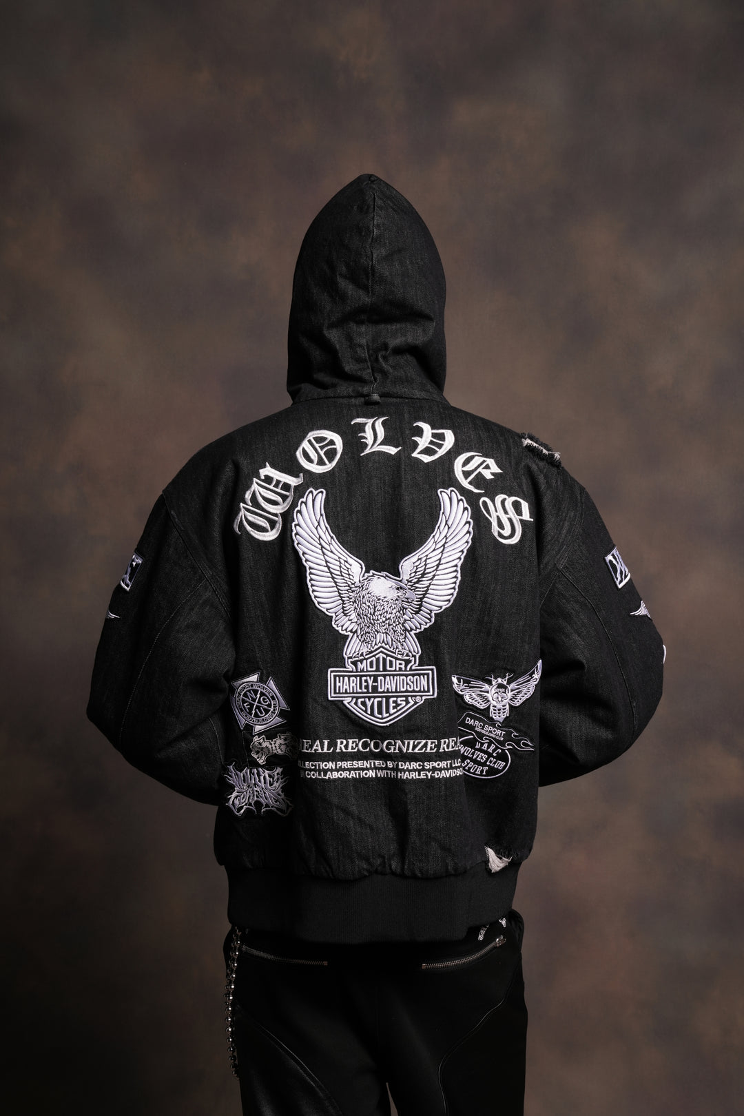 Brotherhood Unisex Cooper Bomber Jacket in Black