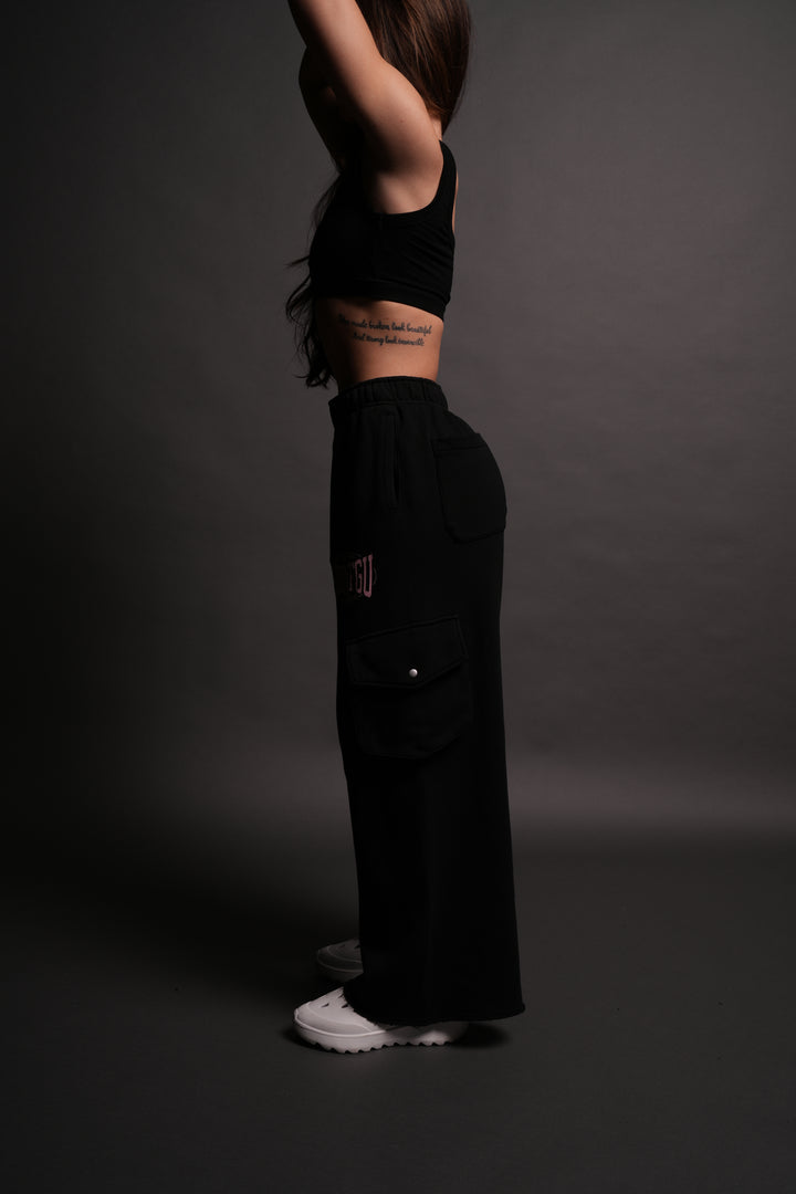SSDDNFGU FRVR Durst Cargo Sweats in Black