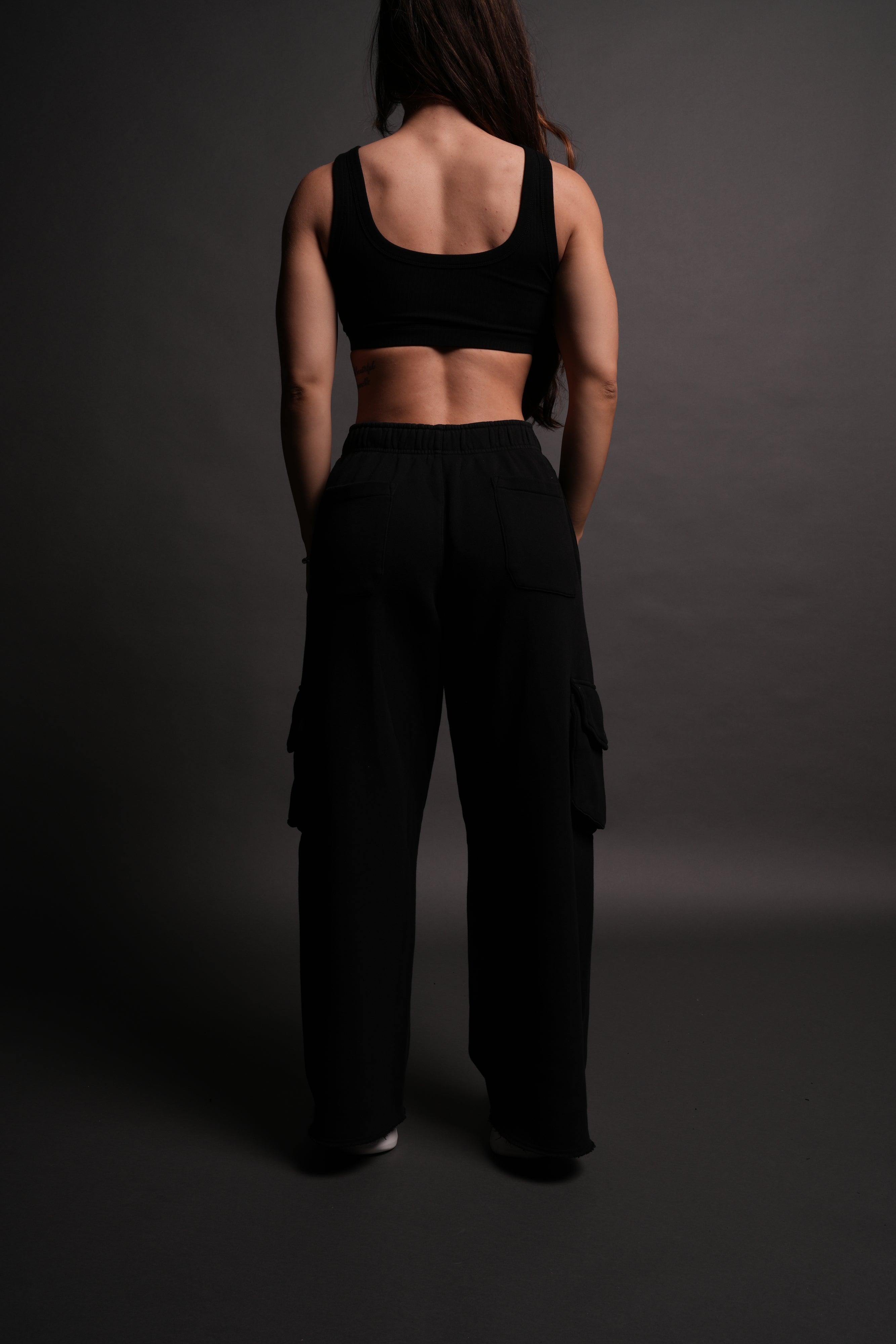 SSDDNFGU FRVR Durst Cargo Sweats in Black