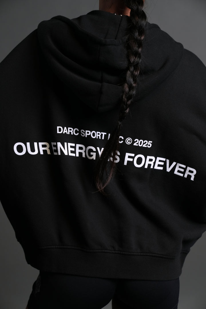 Crossed Paths Darco Double Zip Hoodie in Black