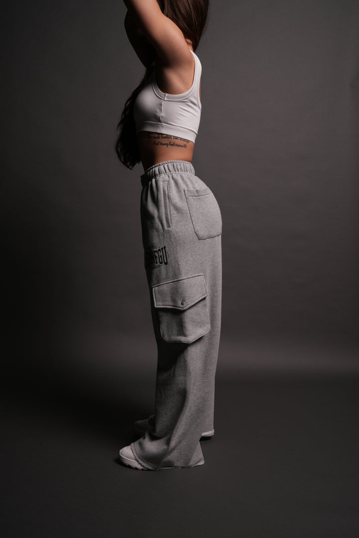 SSDDNFGU FRVR Durst Cargo Sweats in Light Athletic Gray