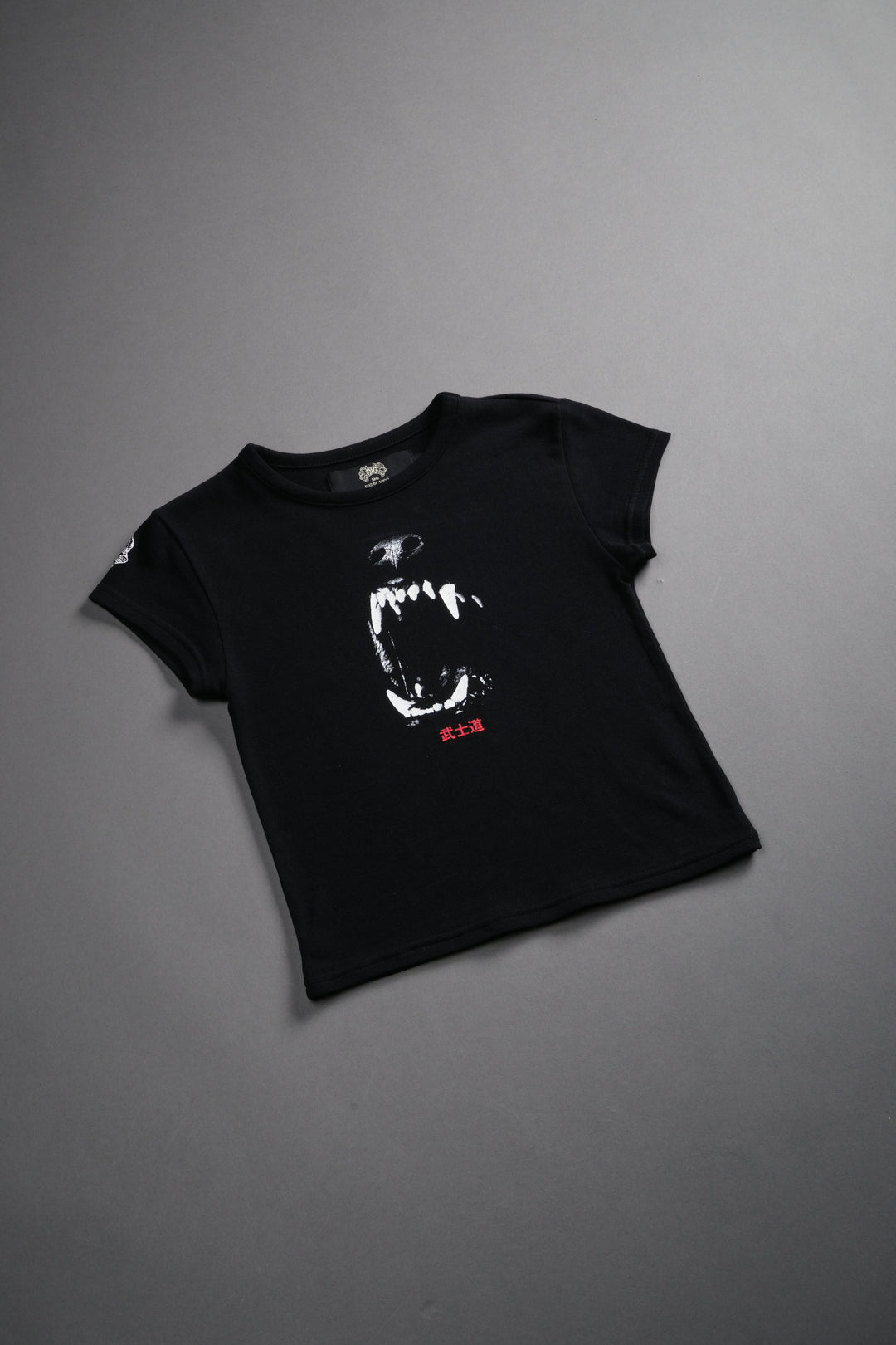 Blood Thirsty Kanji "Baby" Tee in Black