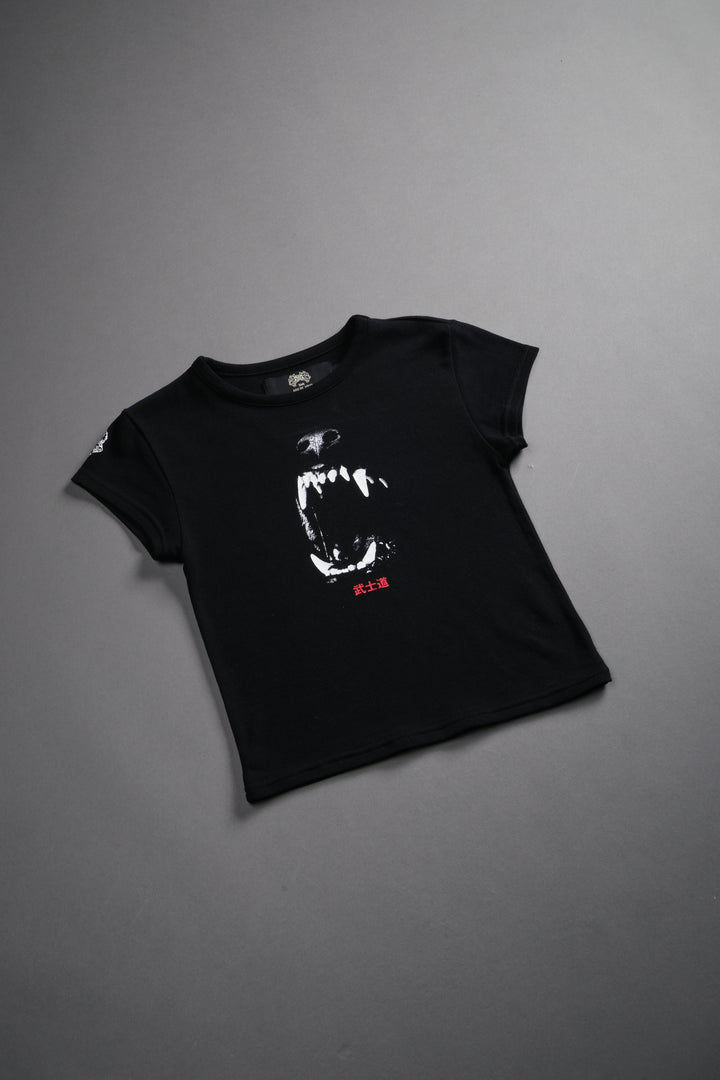 Blood Thirsty Kanji "Baby" Tee in Black