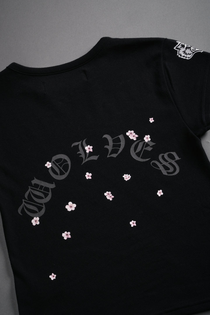 Blood Thirsty Kanji "Baby" Tee in Black