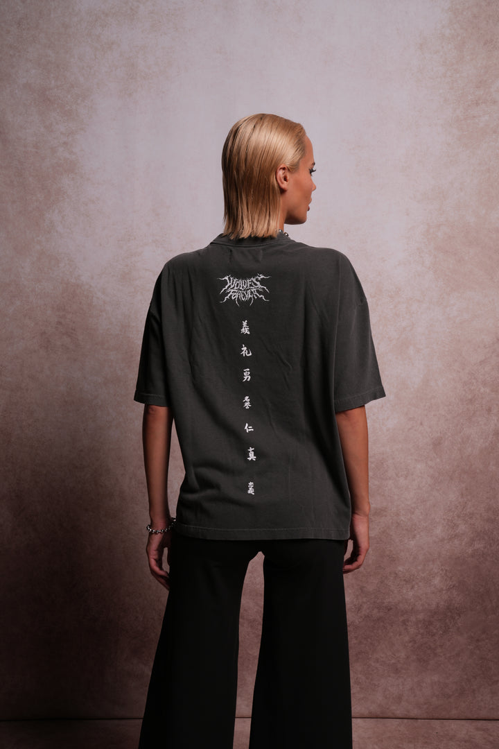 Darc Wisdom She Premium "Box Cut" Tee in Wolf Gray
