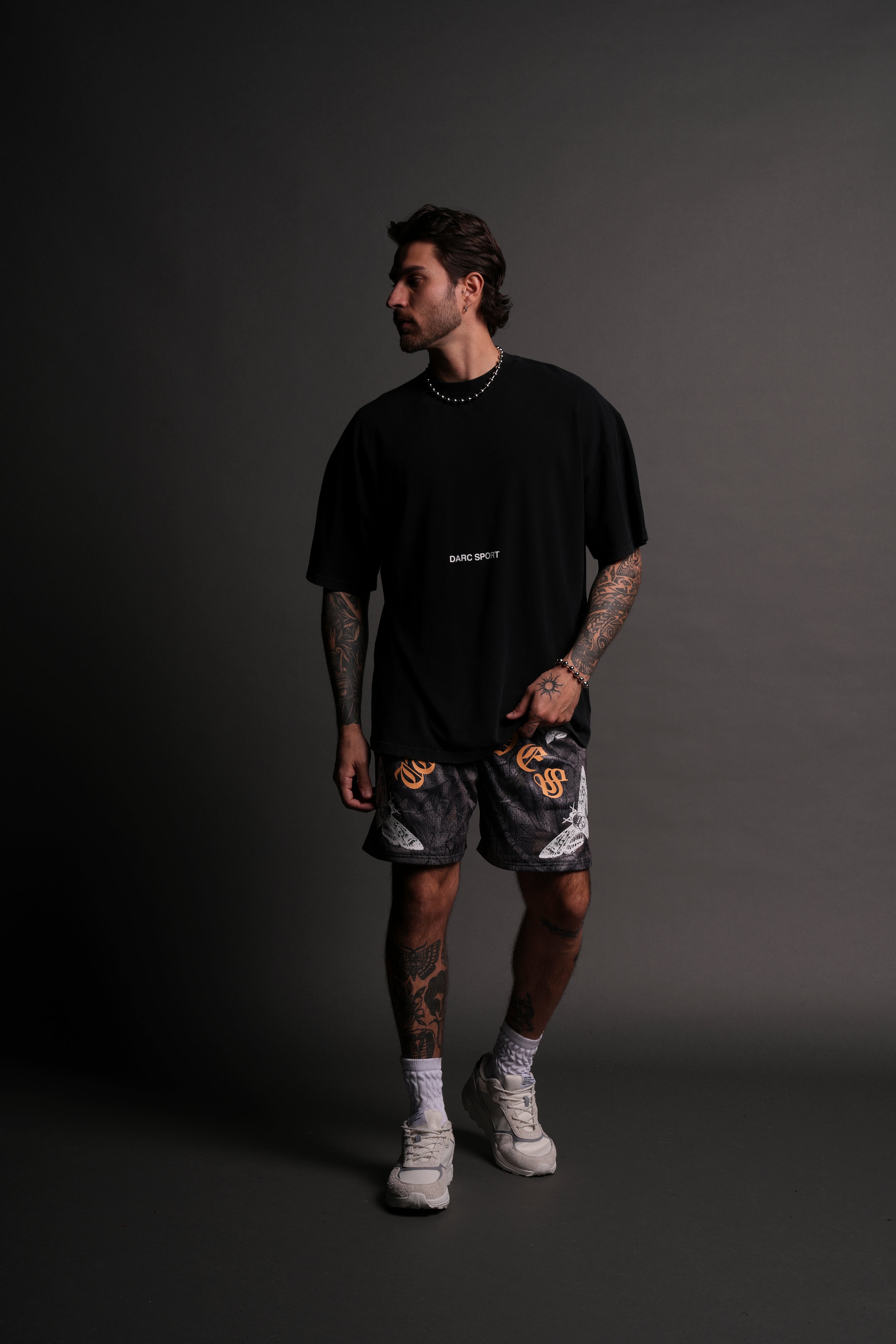 Stick Together Mesh Shorts in Driftwood Wolf Forest Camo