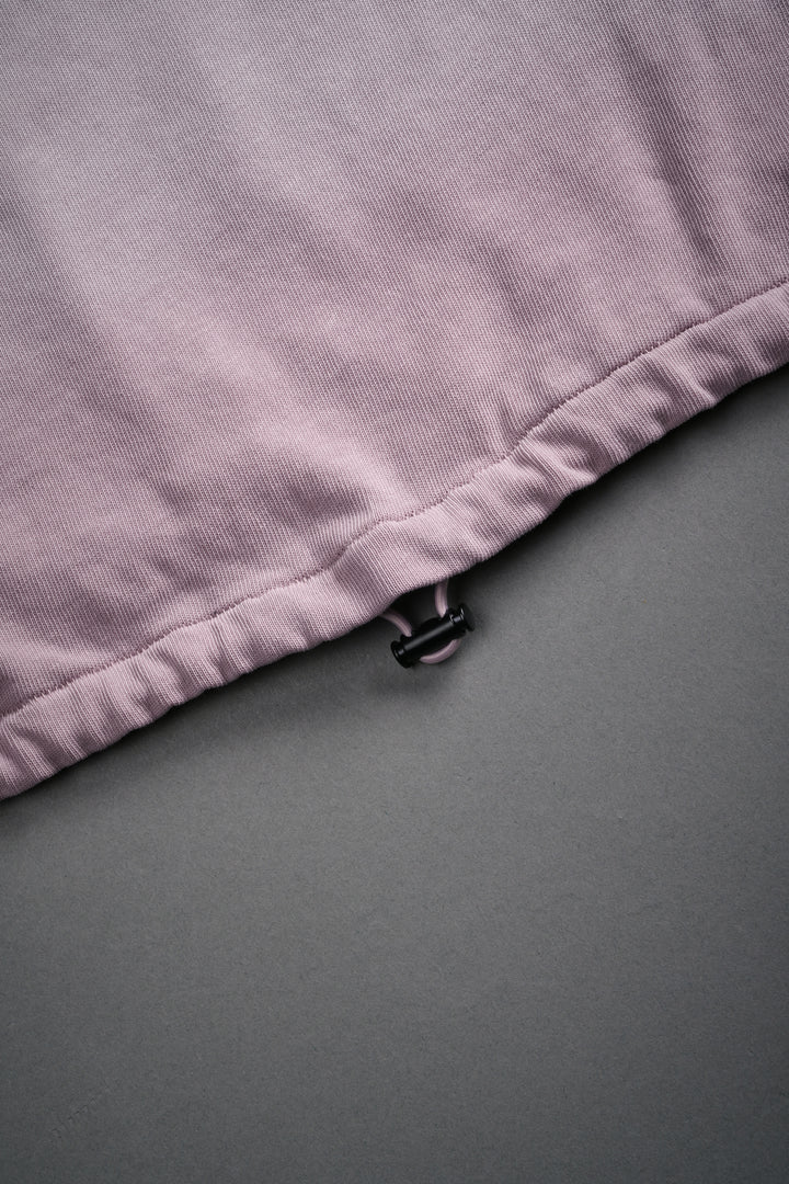Chopper Bungee Cropped Tee in Purple Smoke Horizon Sun Fade