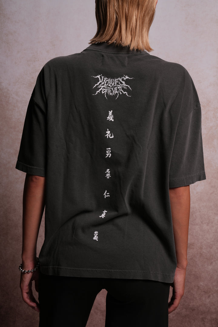 Darc Wisdom She Premium "Box Cut" Tee in Wolf Gray