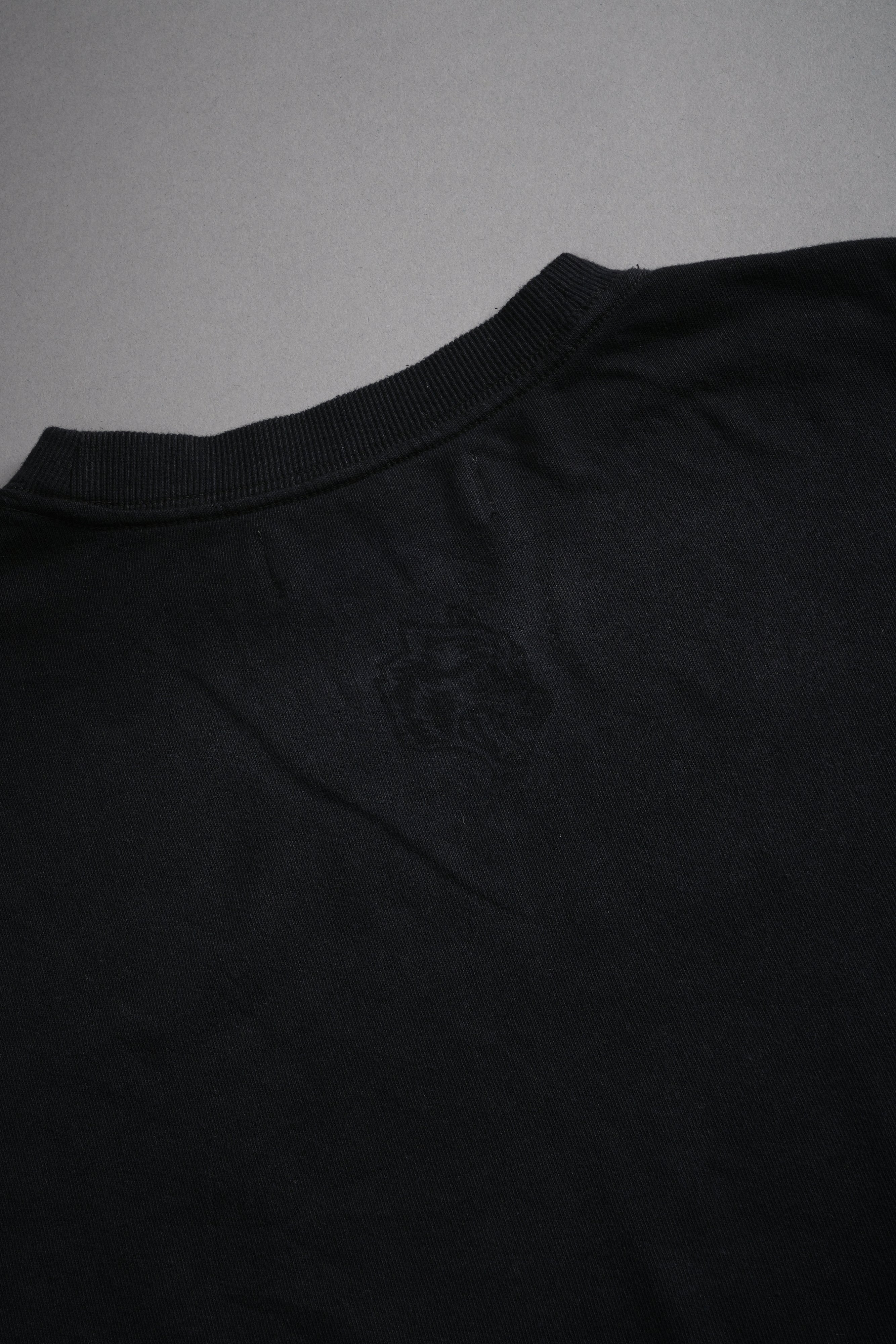 Forged From Iron Bungee Cropped Tee in Black Horizon Sun Fade