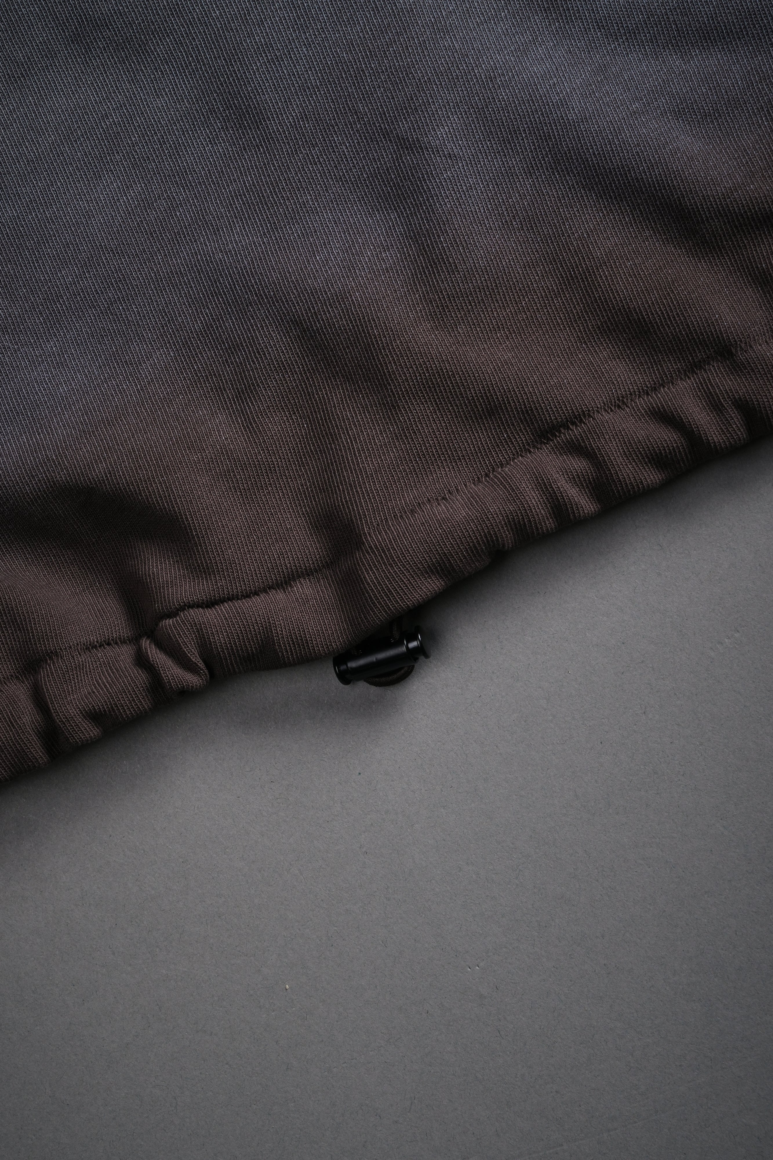 Chopper Bungee Cropped Tee in Darc Brown Horizon Sun Fade