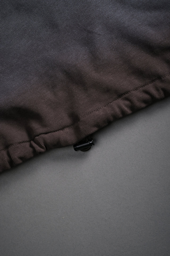 Chopper Bungee Cropped Tee in Darc Brown Horizon Sun Fade