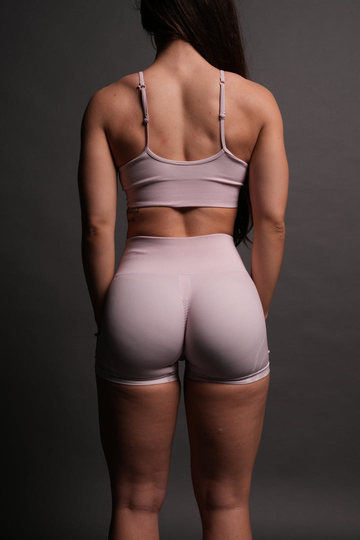 Iron Flames Everson Seamless "Training" Shorts in Blush Pink