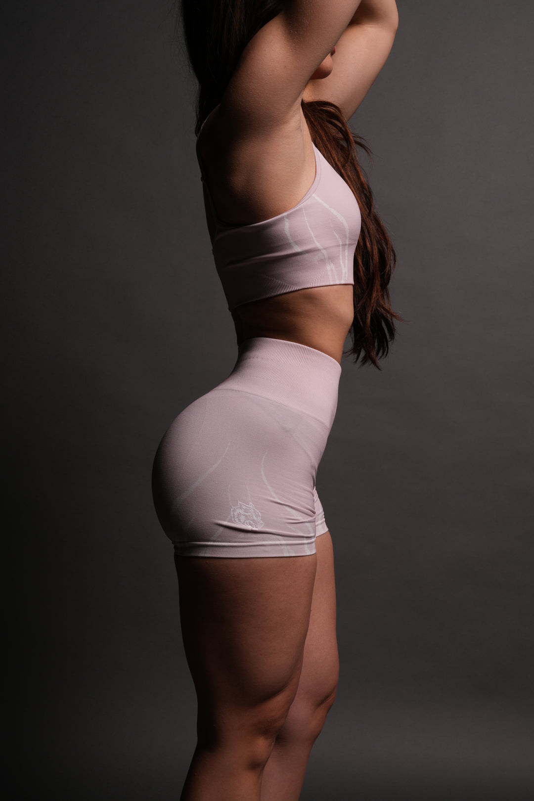 Iron Flames Everson Seamless "Training" Shorts in Blush Pink