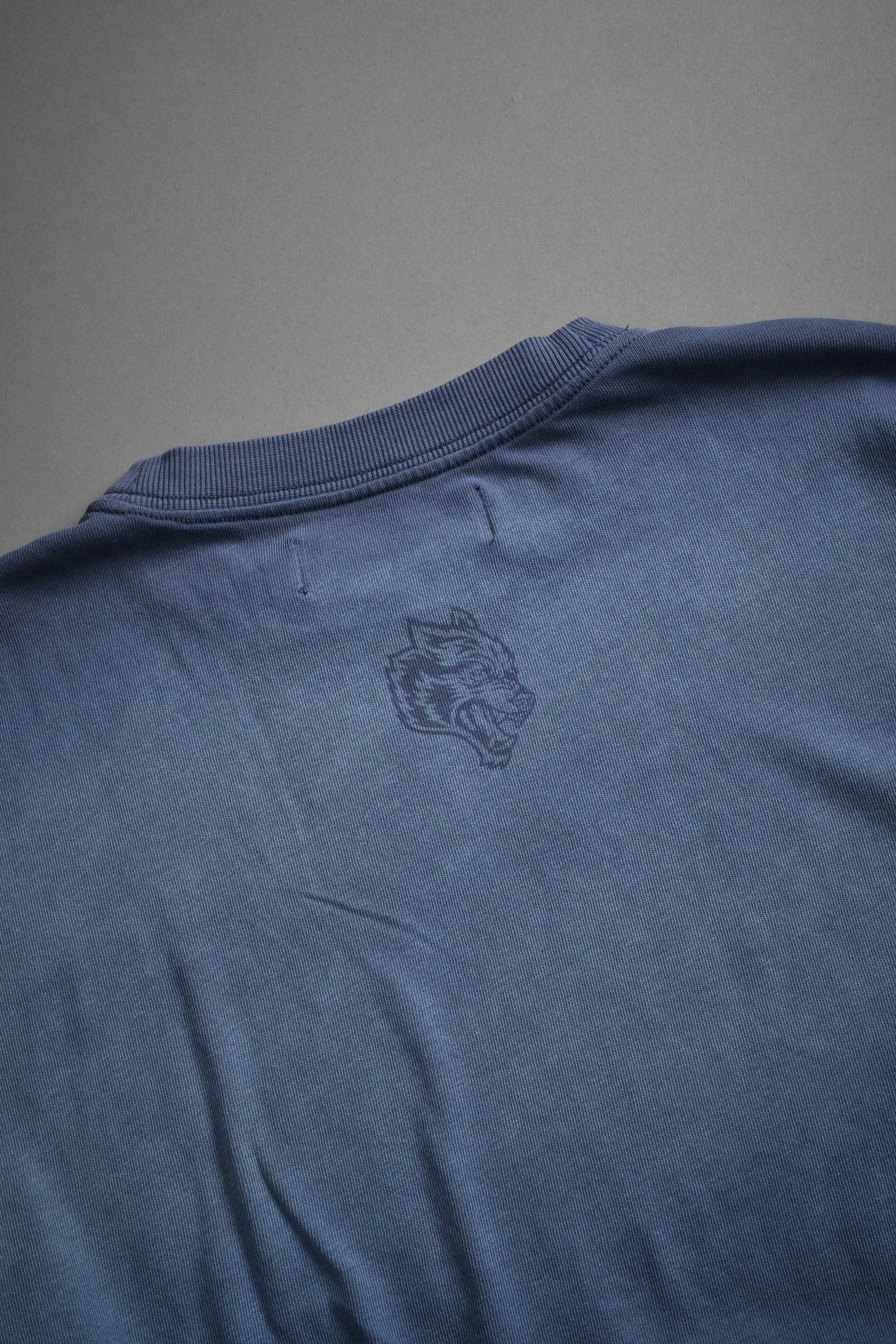 Forged From Iron Bungee Cropped Tee in Denim Horizon Sun Fade