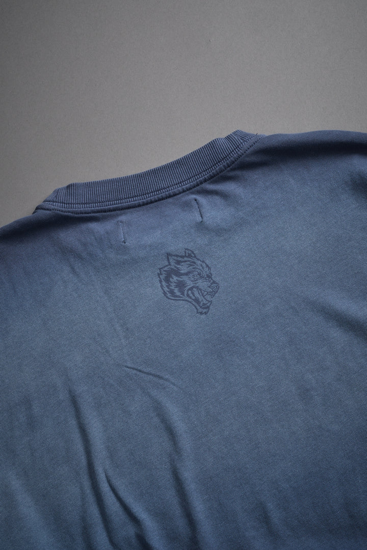 Forged From Iron Bungee Cropped Tee in Denim Horizon Sun Fade