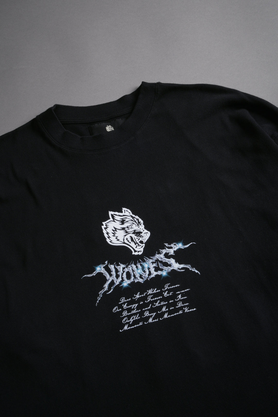 Iron Moth "Premium" Oversized Tee in Black