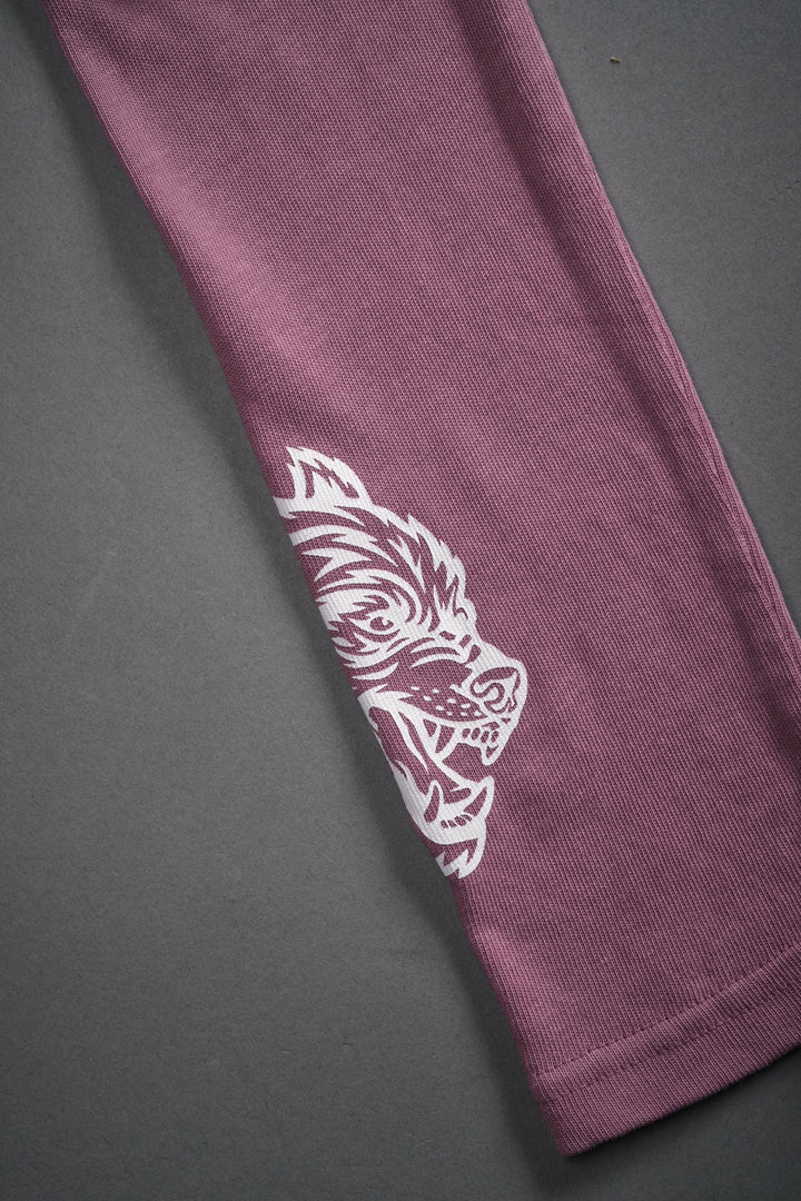 Moth Kanji L/S "Baby" Tee in Pink Smoke