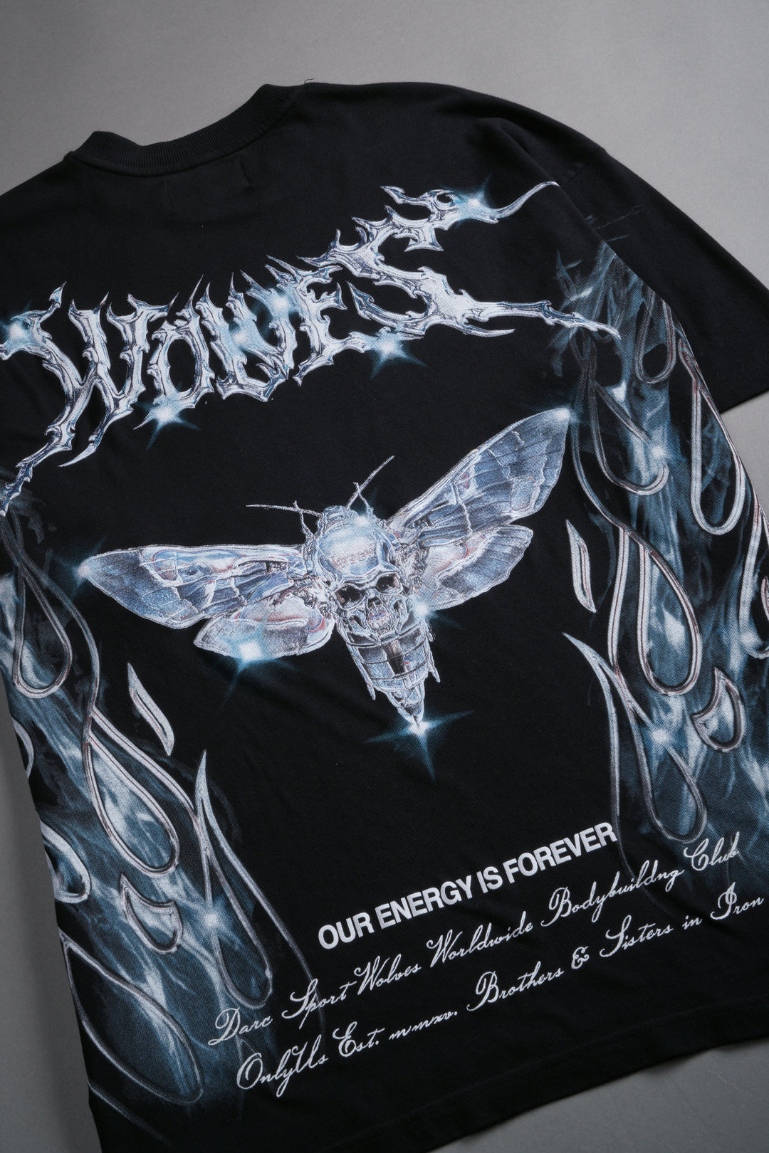 Iron Moth "Premium" Oversized Tee in Black