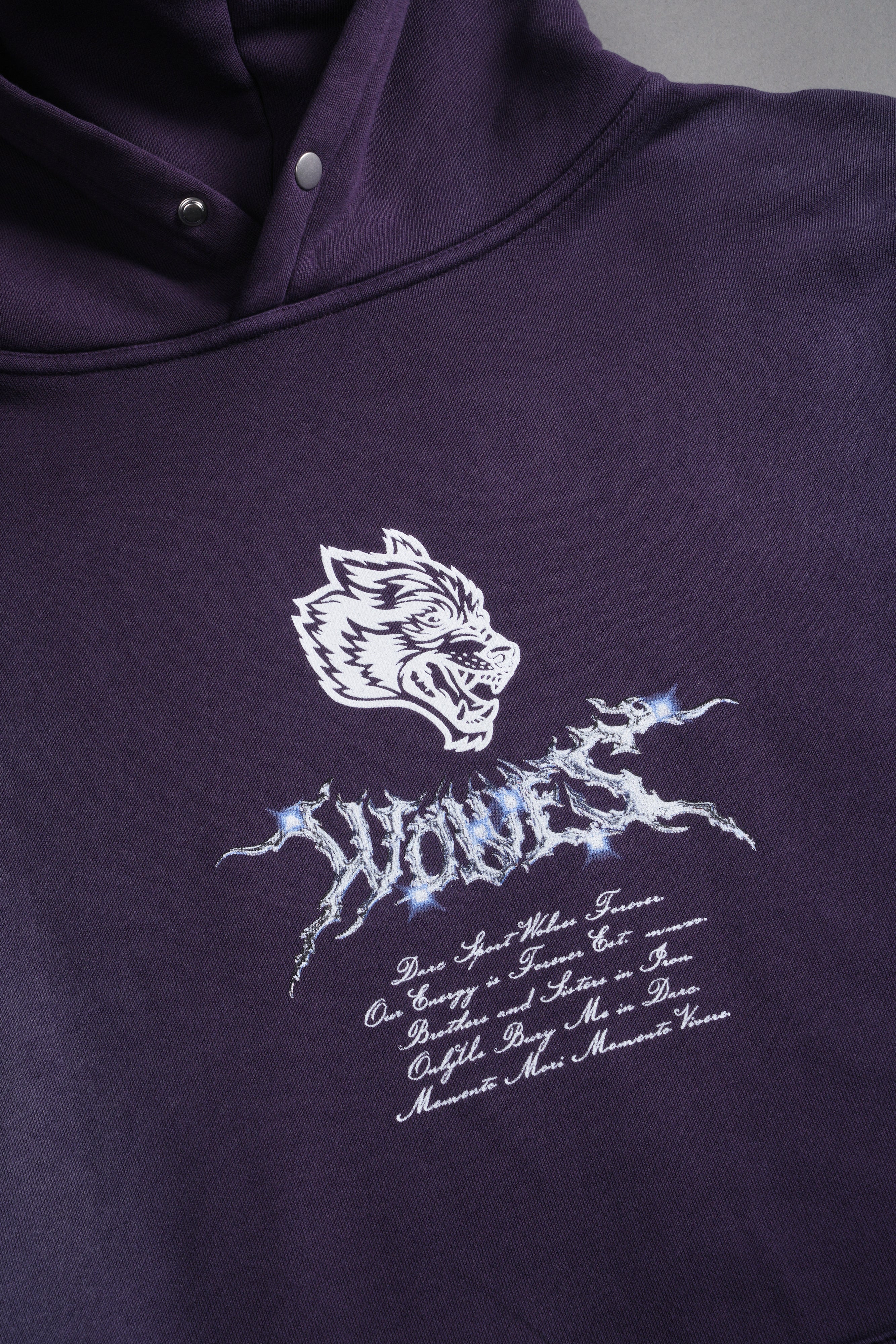 Iron Moth "Pierce" Hoodie in Phantom Purple Inverted Sun Fade