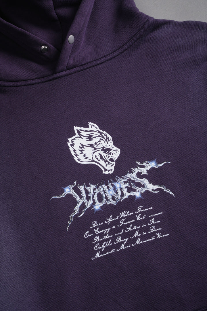 Iron Moth "Pierce" Hoodie in Phantom Purple Inverted Sun Fade