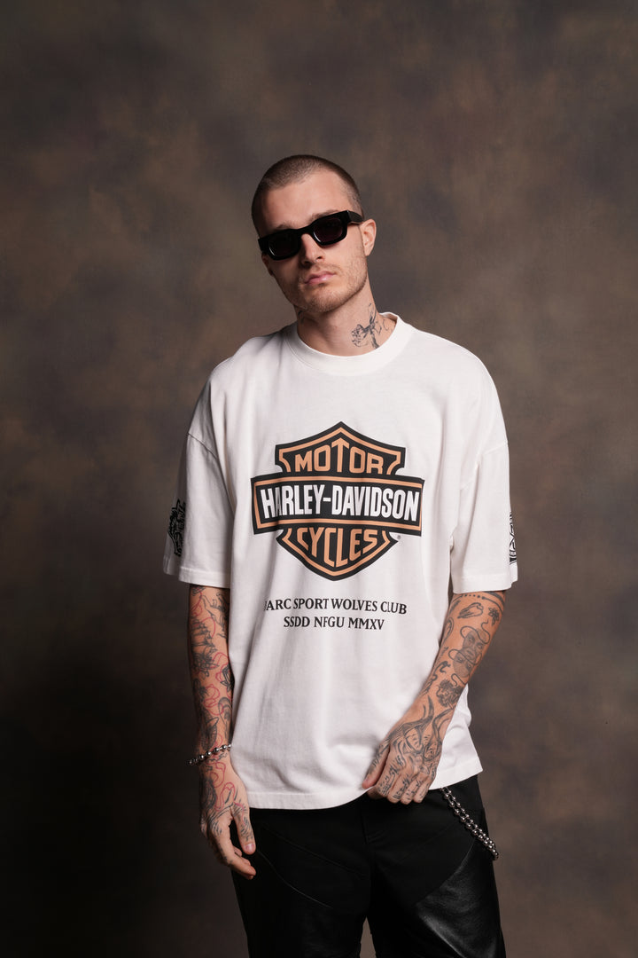 Our Clubs "Premium" Oversized Tee in Cream