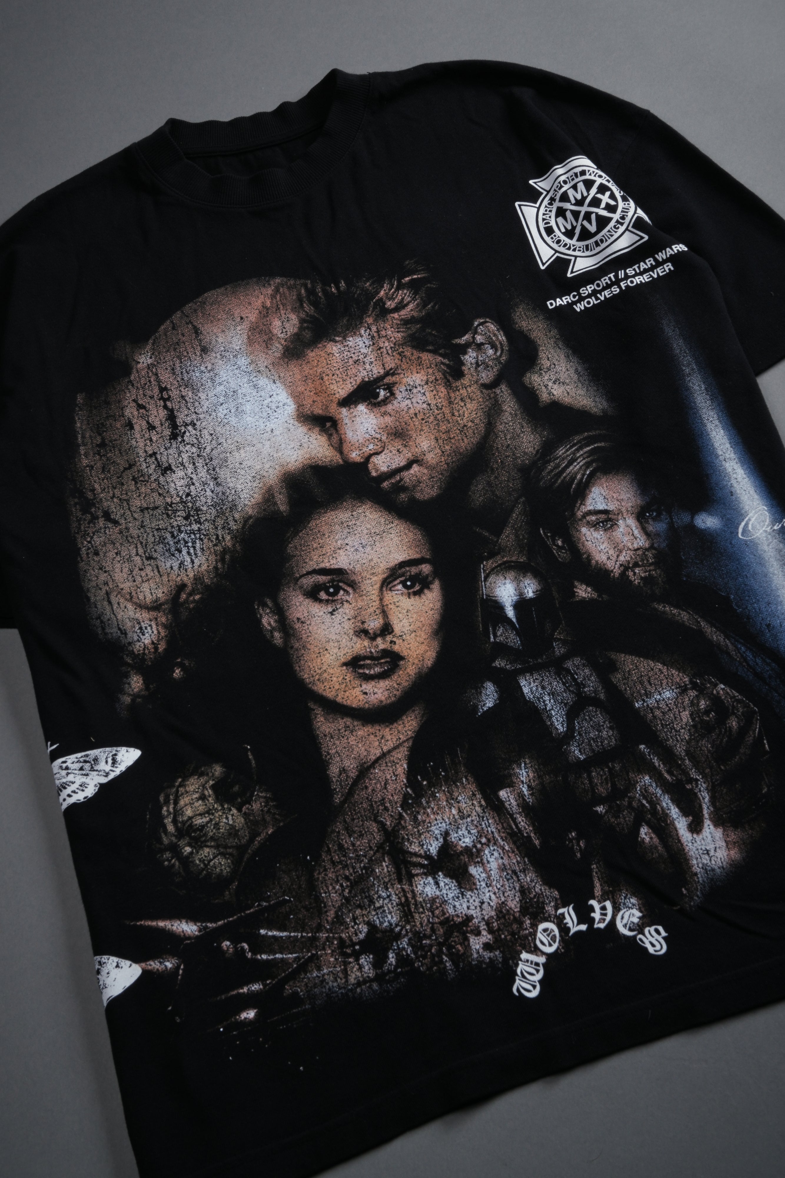 Attack Of The Clones "Side-By-Side" Series Premium Tee in Black